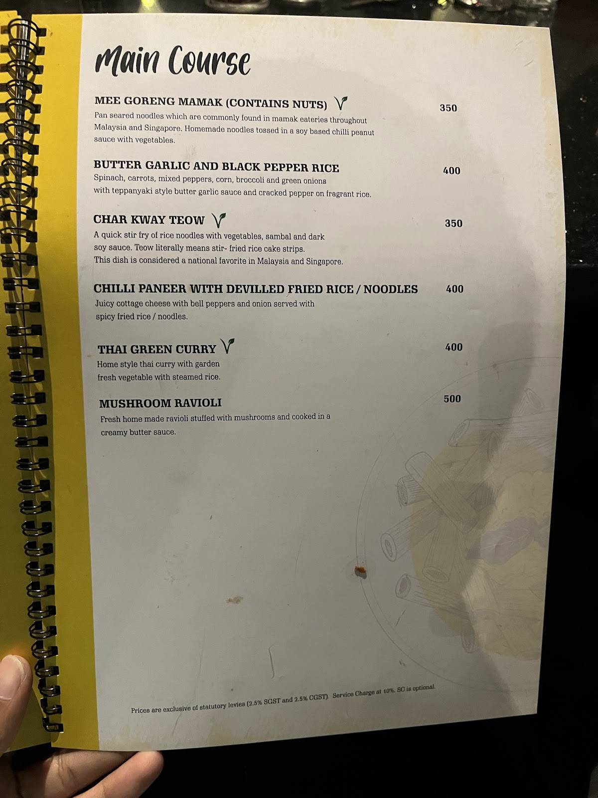 The Summer House Eatery menu