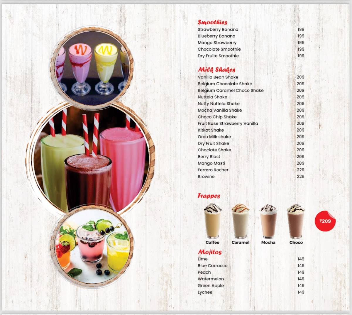 Waffle House menu