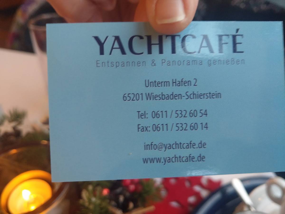 Yachtcafé Speisekarte