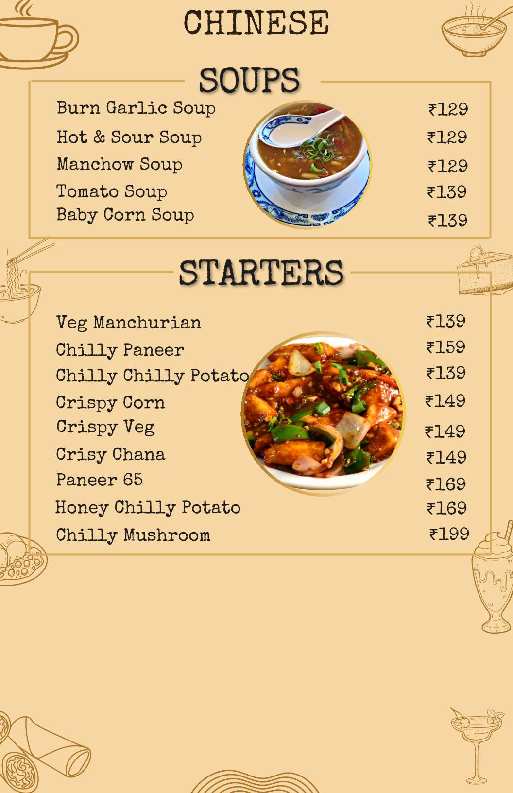 Cafeana Cafe Studio & Lounge menu