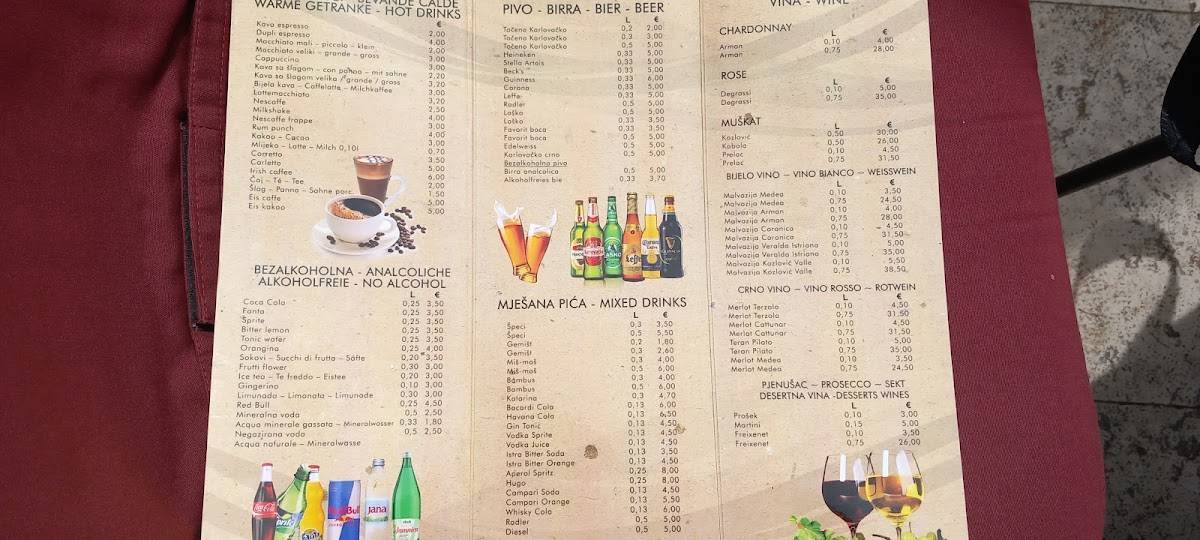 Menu di Caffe Bar XL 