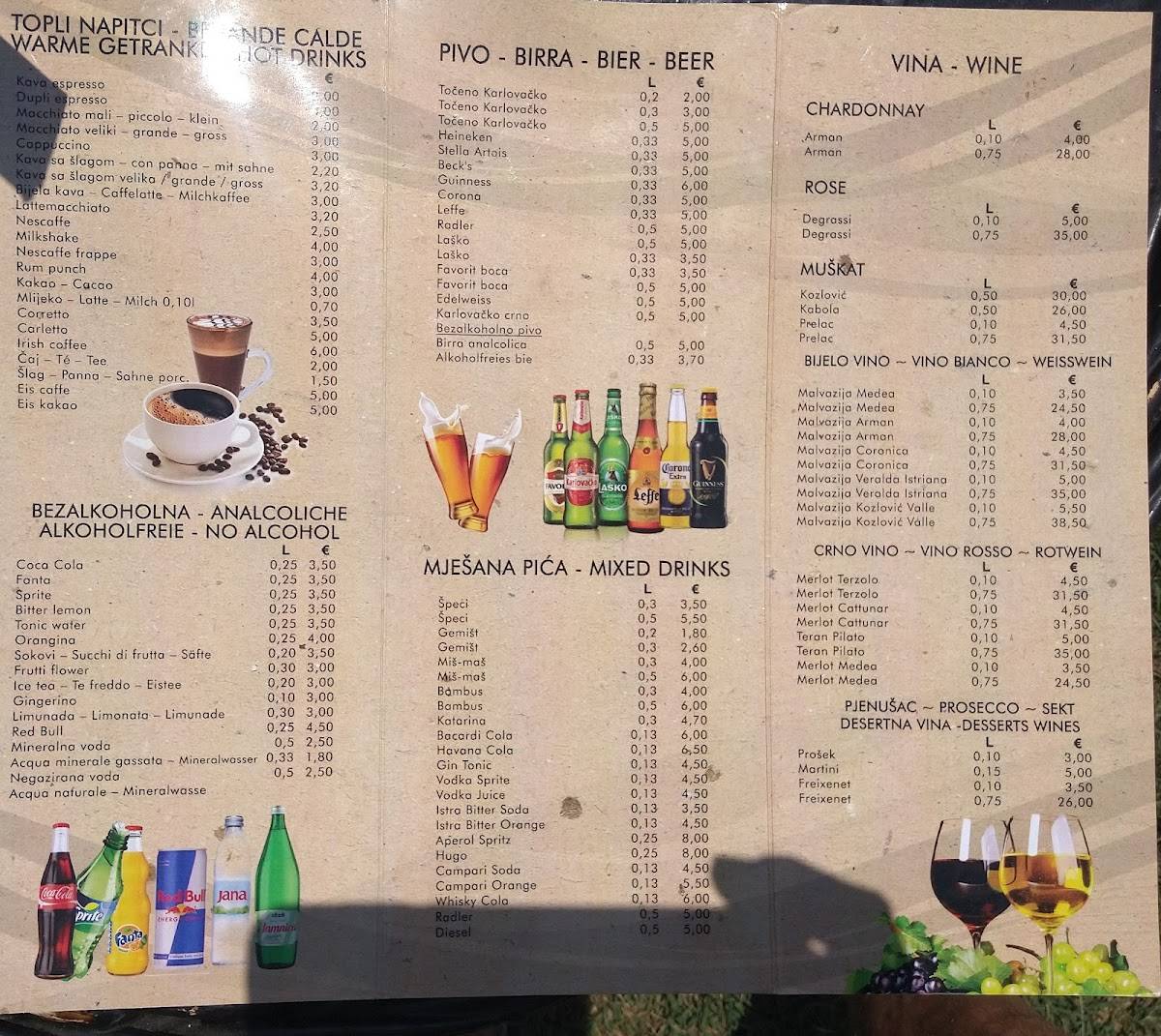 Menu di Caffe Bar XL 