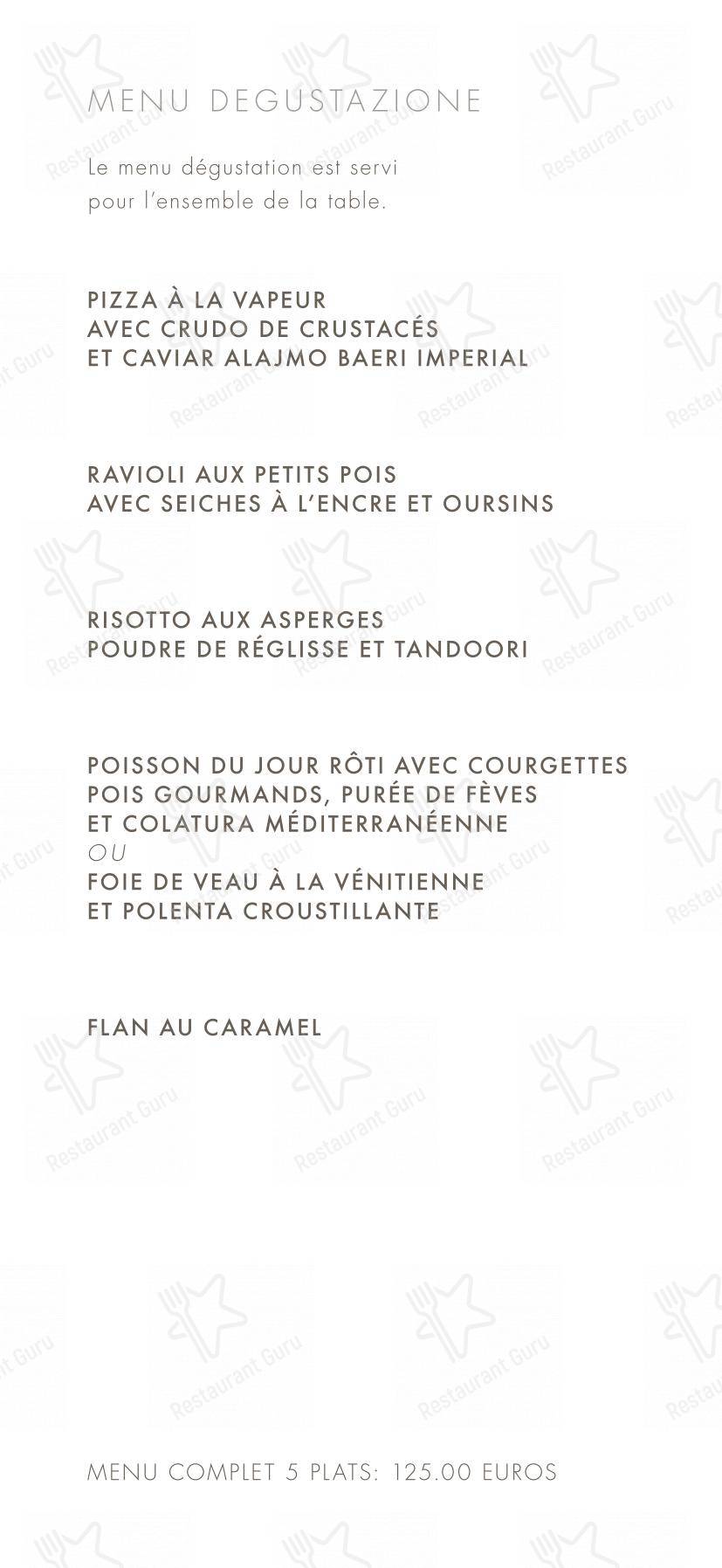 Menu pour Caffè Stern - Основное меню
