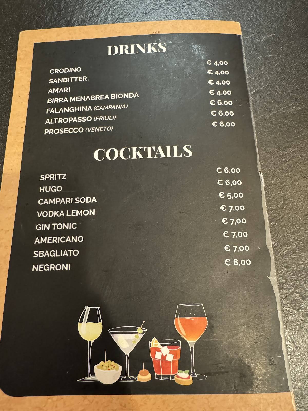 Menu di Caffè Vergnano Monza - Il Caffè Di Monza 