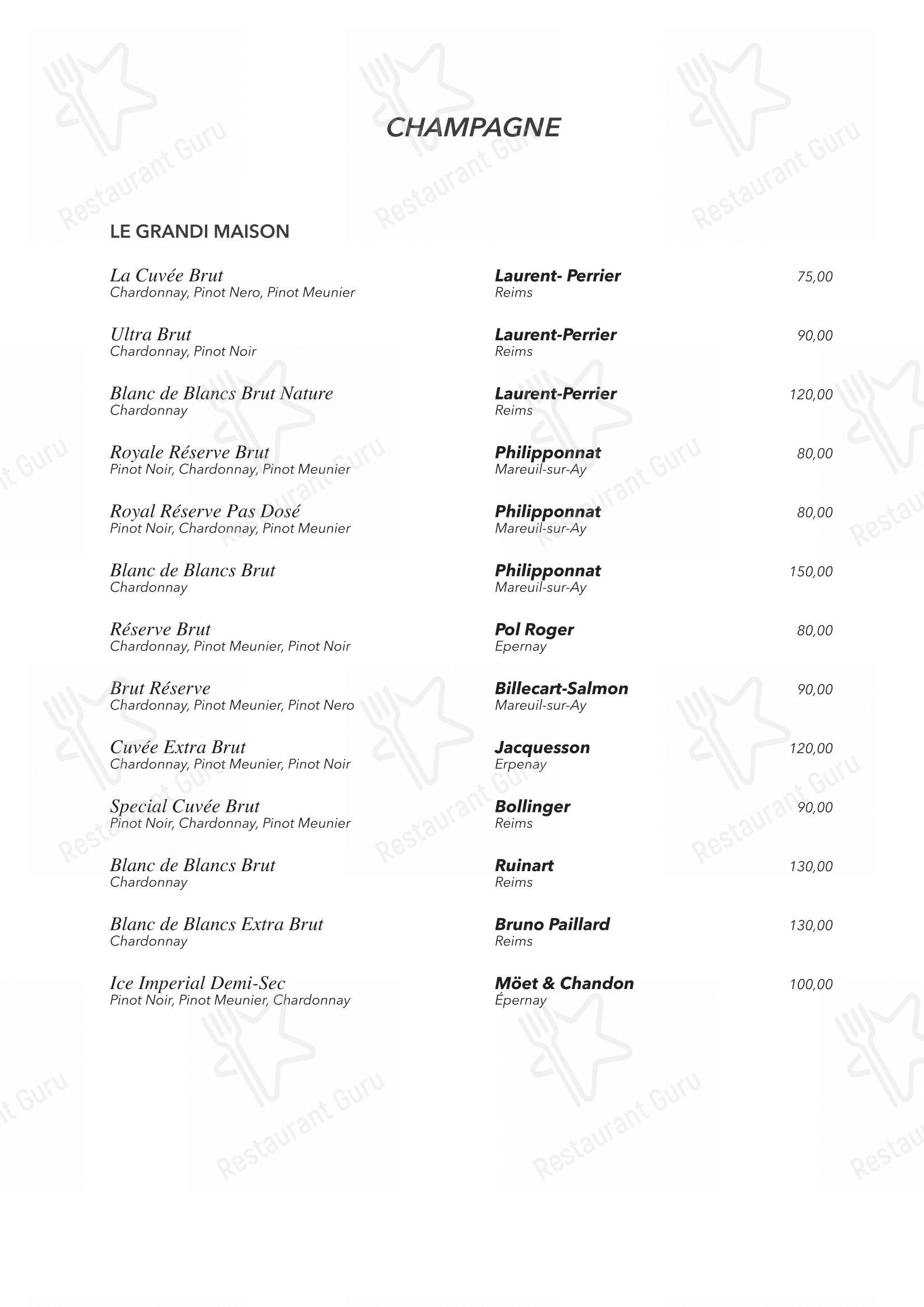 Menu di Ristorante Calamare - Детское