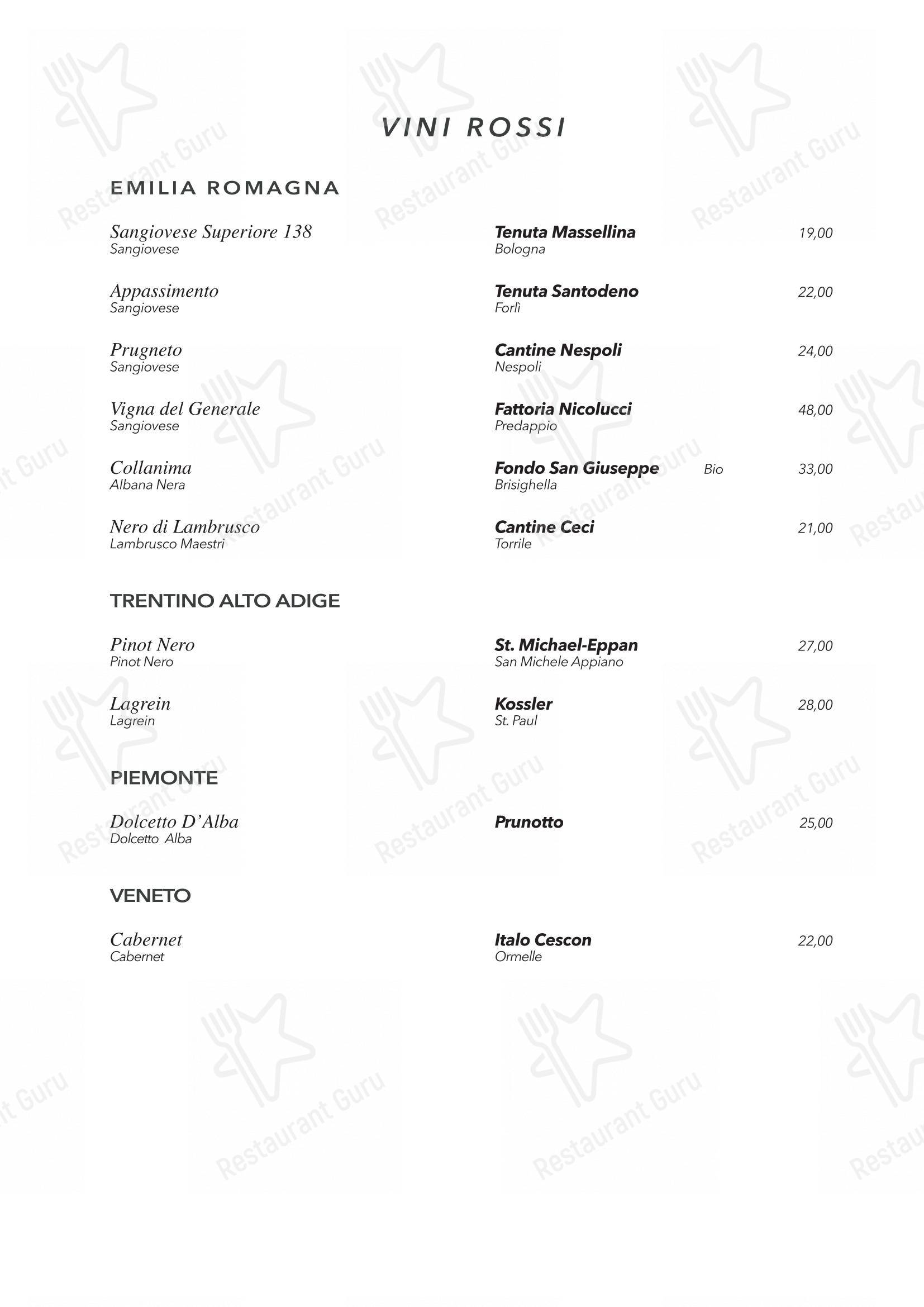 Menu di Ristorante Calamare - Детское