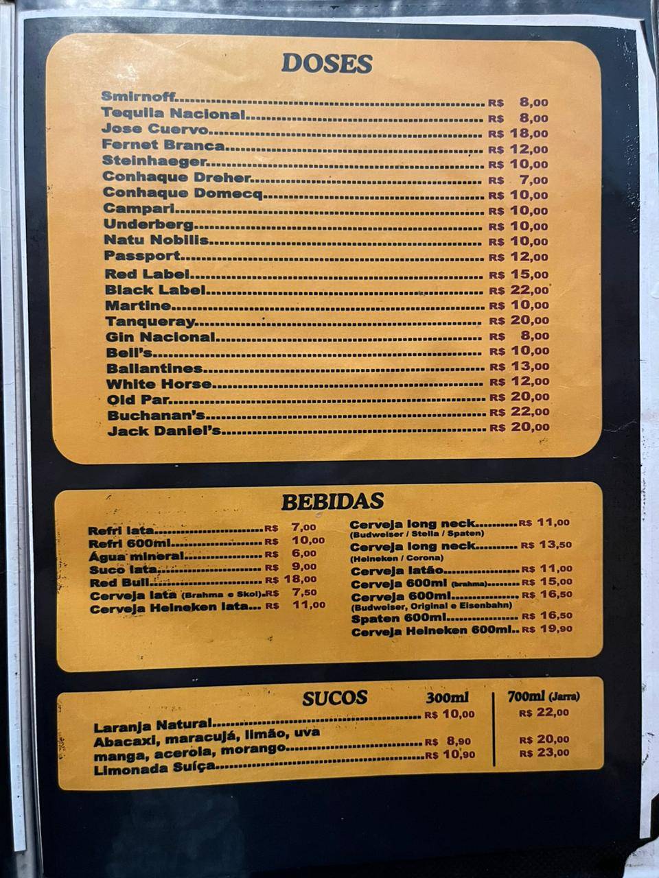 Camarão do Rafa cardápio