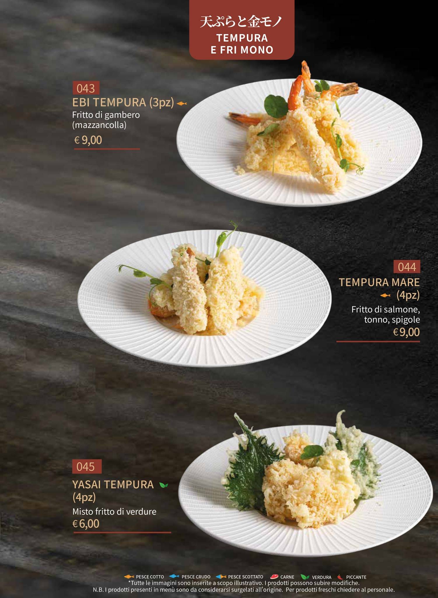 Menu di Gohan Trapani - Ristorante Giapponese 