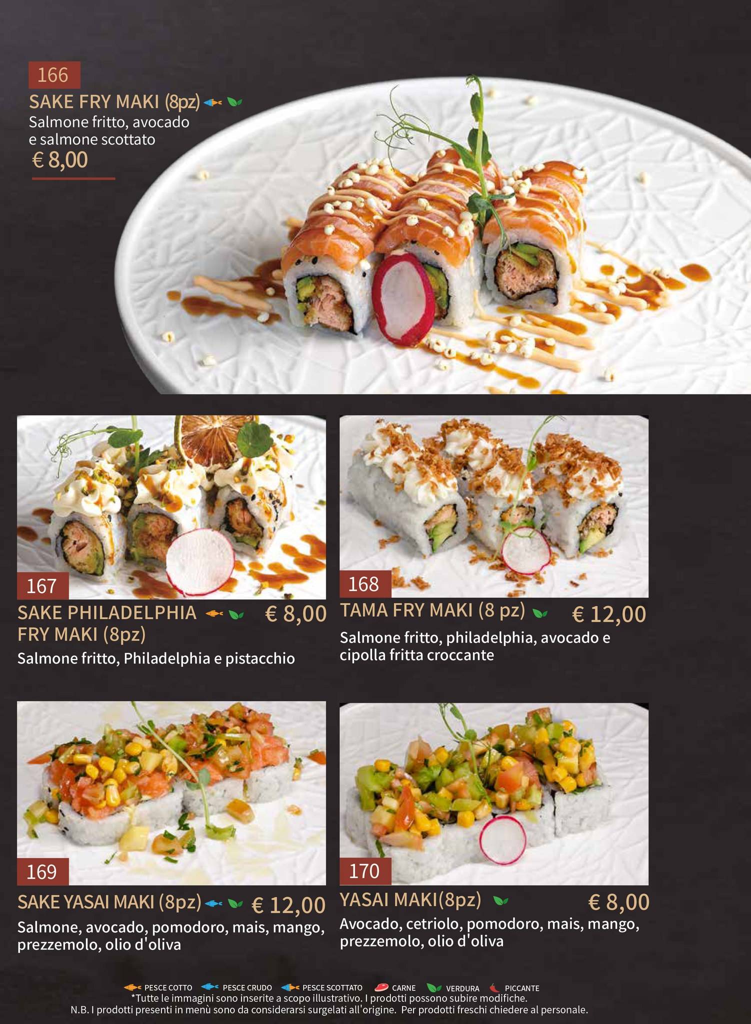 Menu di Gohan Trapani - Ristorante Giapponese 