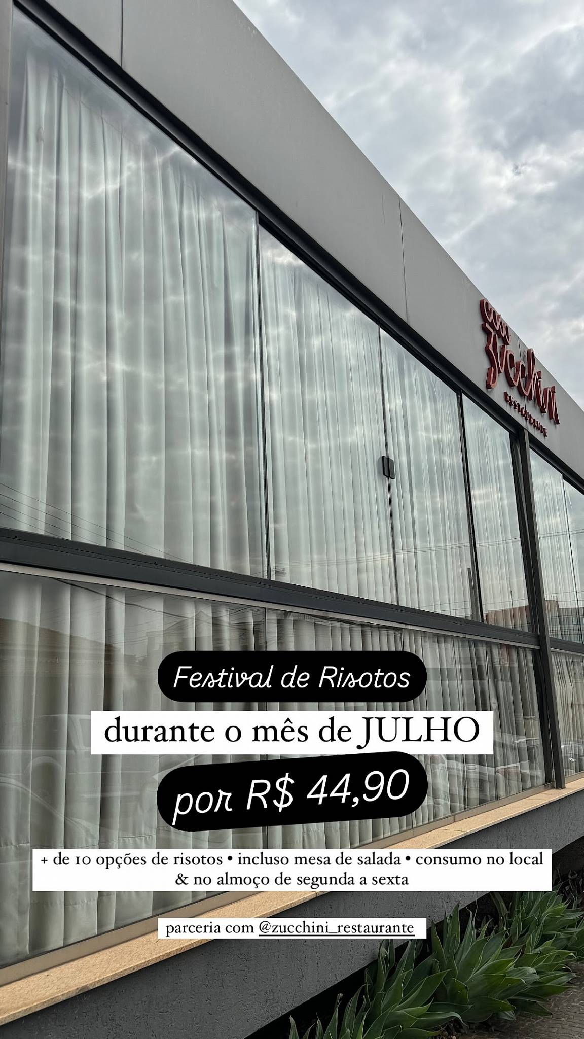 Casa Zucchini cardápio
