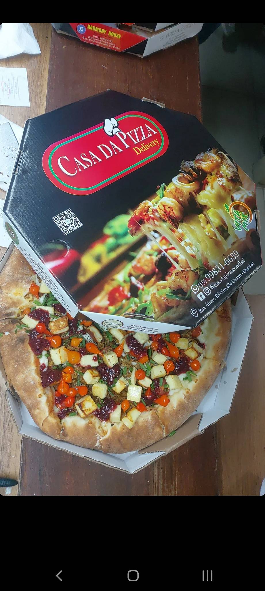Casa da Pizza Conchal cardápio