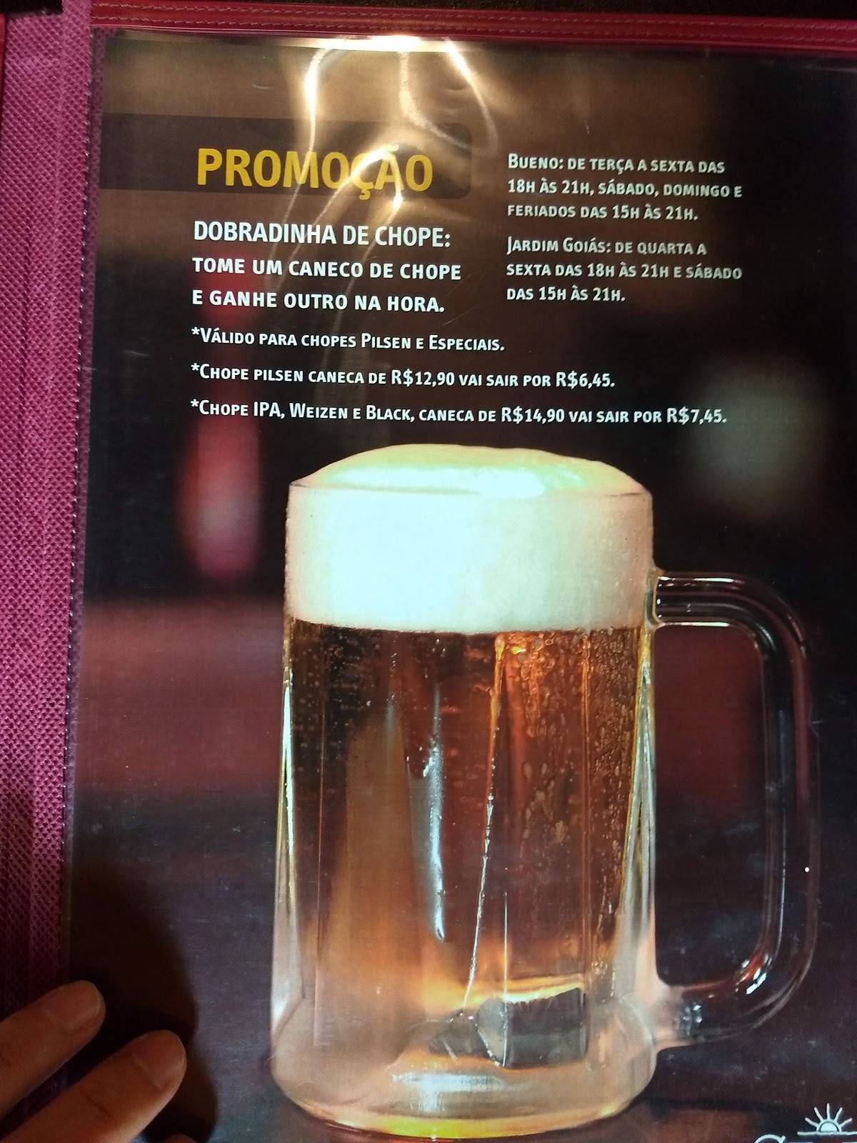 Cateretê cardápio