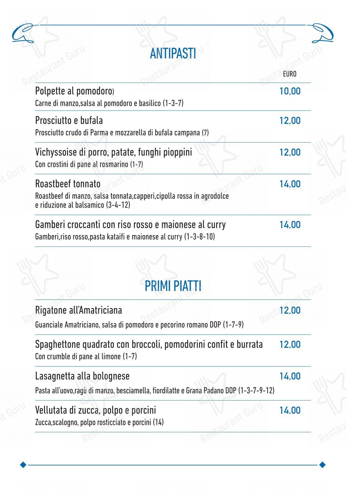菜单 per Cavalletti Caffè pub & bar