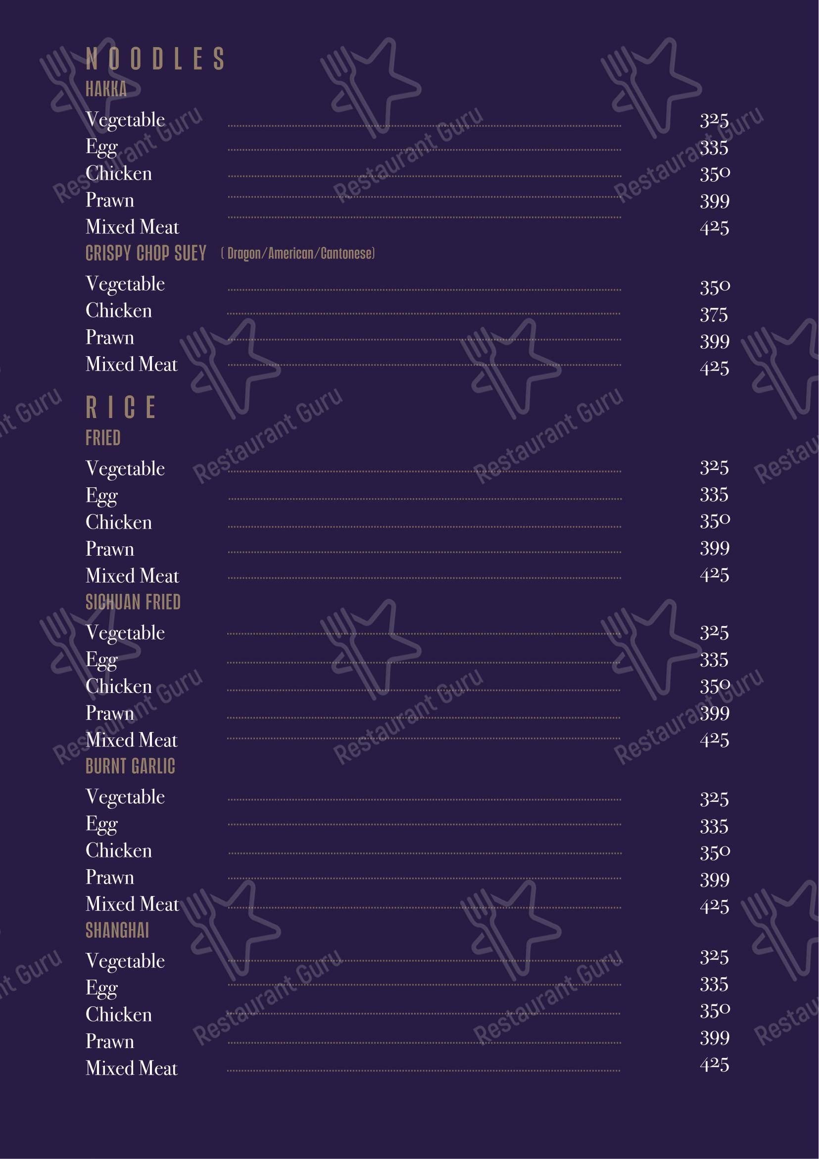 Celeste by Mindescapes menu - 菜单