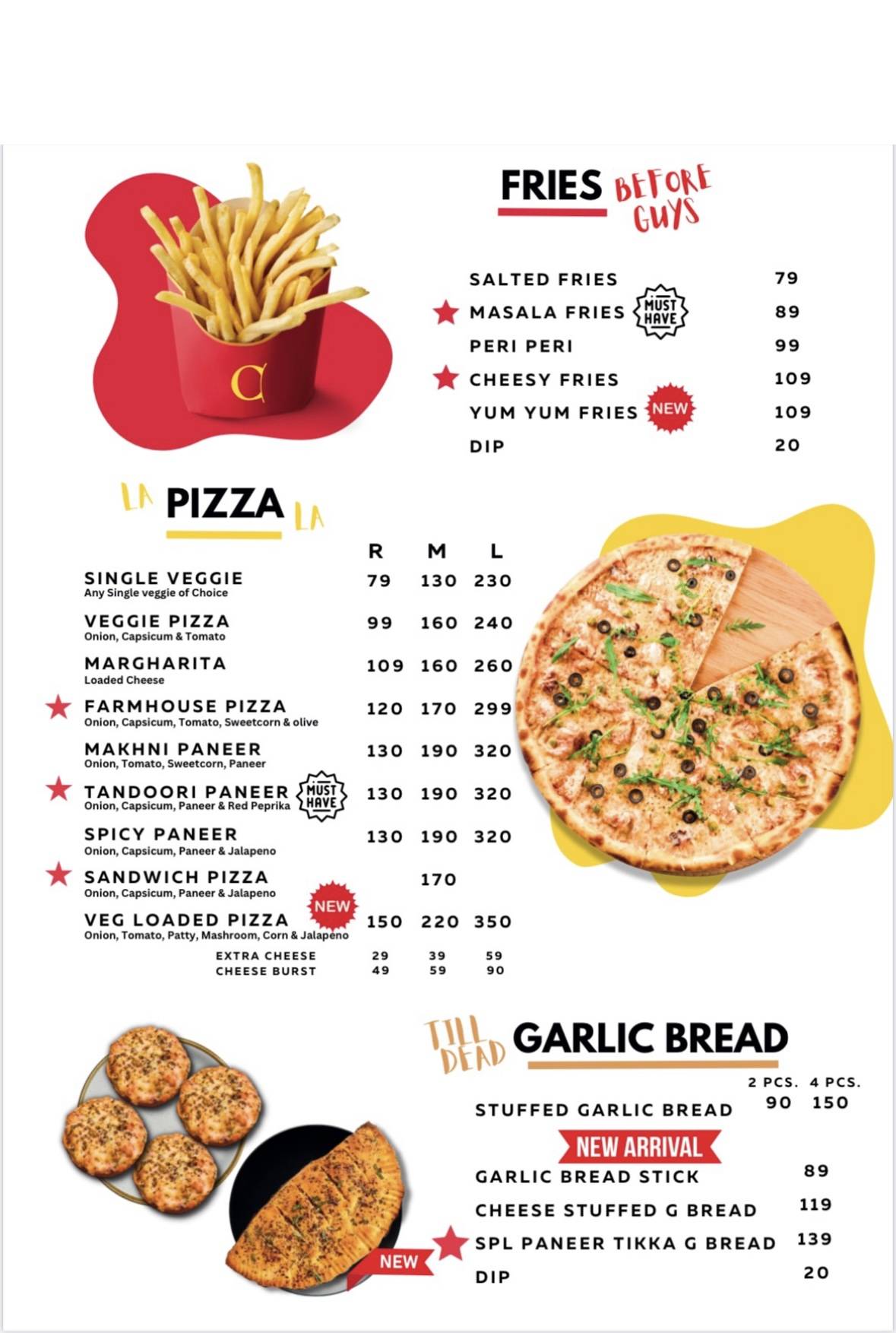 Cafe Chaiholic menu