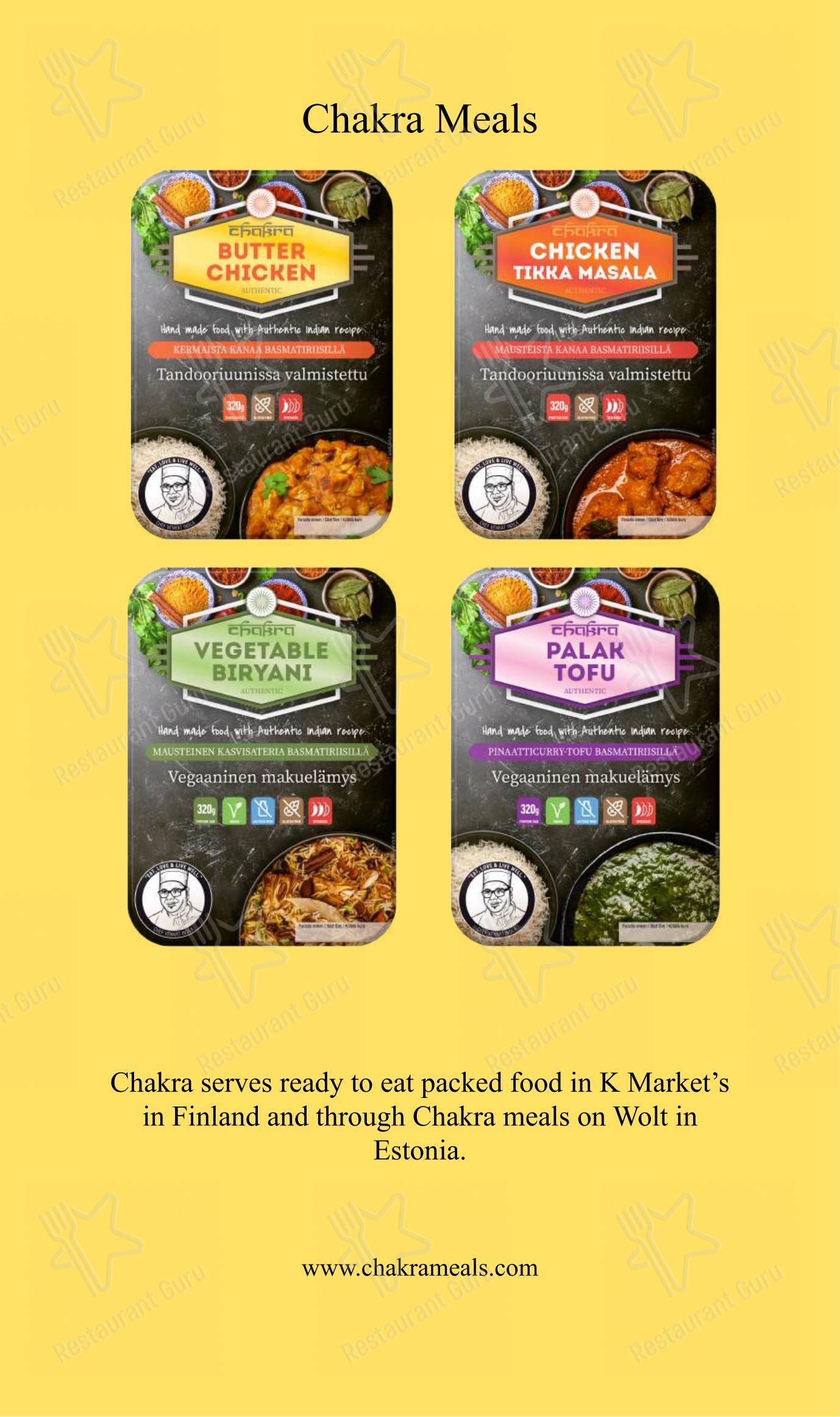 Menu bar pour Chakra dans Tallinn