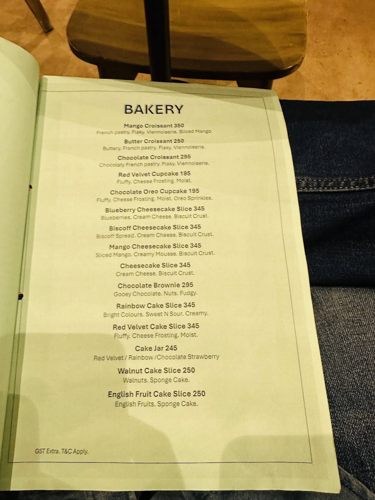 Peter Rabbit menu