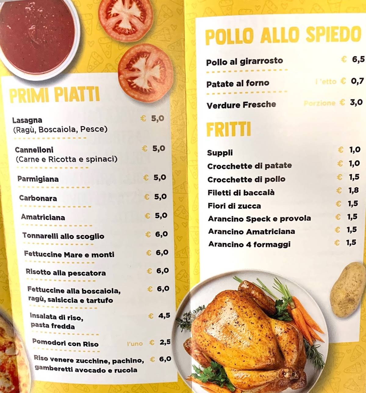 Menu di Che Pizza Mg 