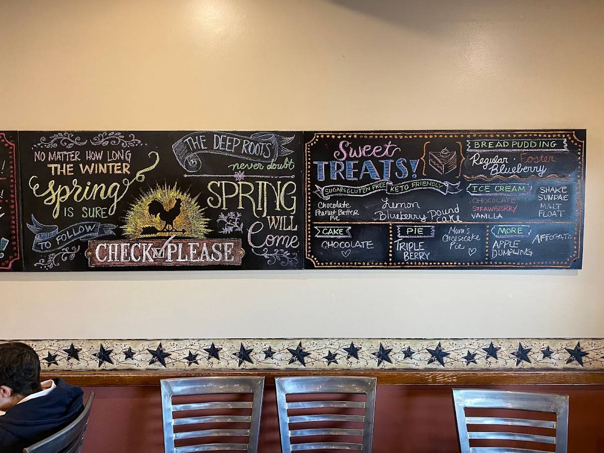 Menu at Check Please Cafe, Grafton