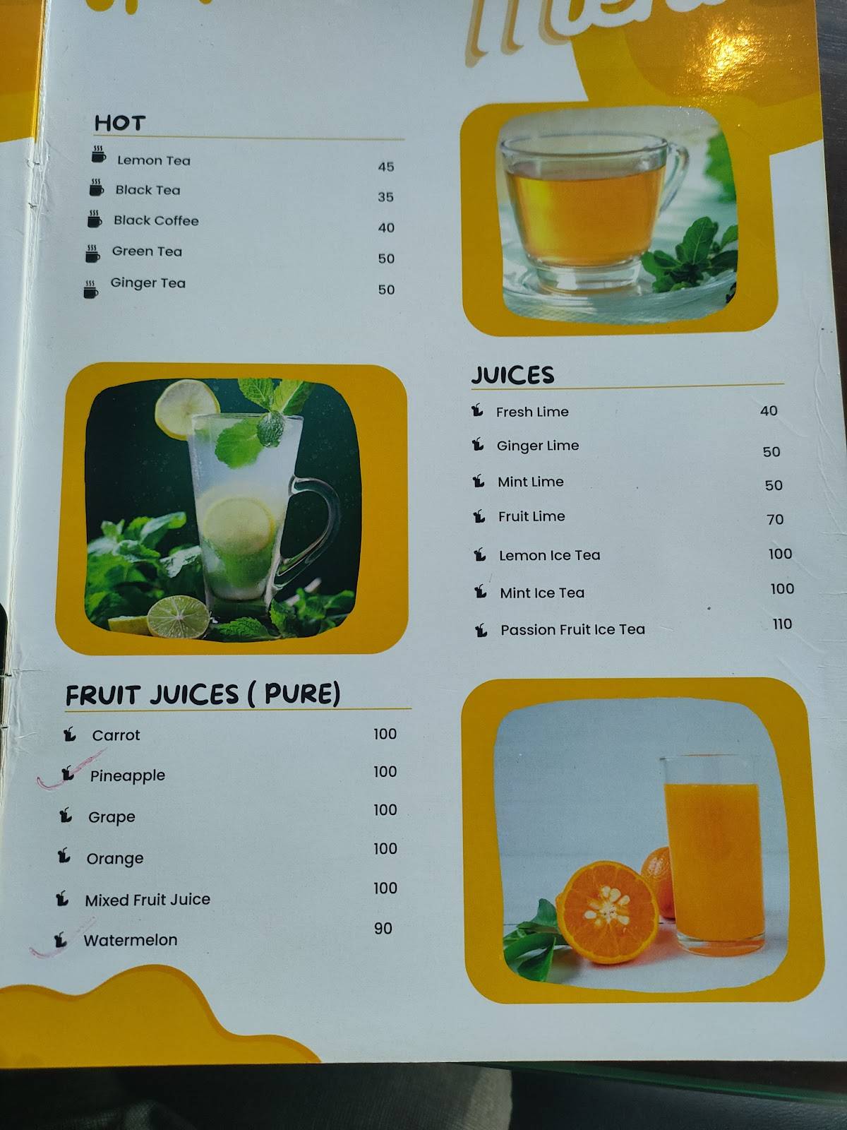 Cheesy Spot Kottayam - Pizza, Burger and more menu