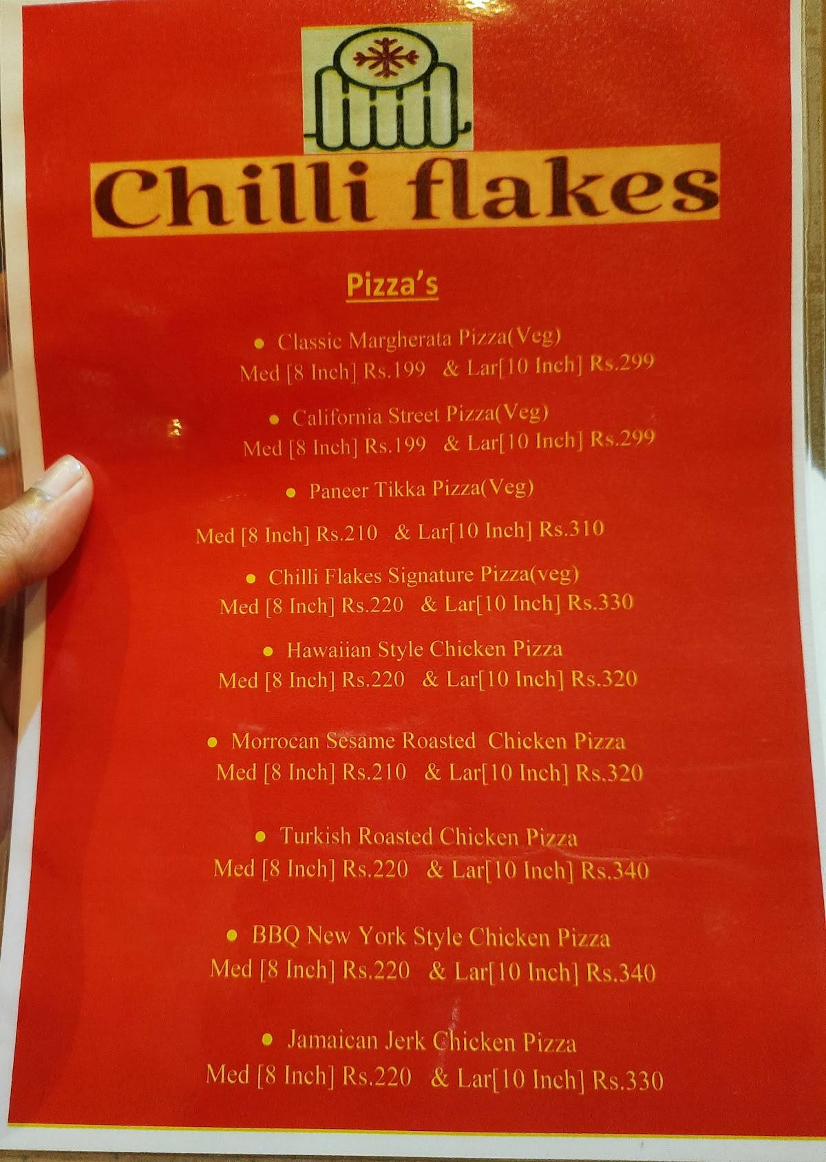 Chilli Flakes(Pizza Secret) menu