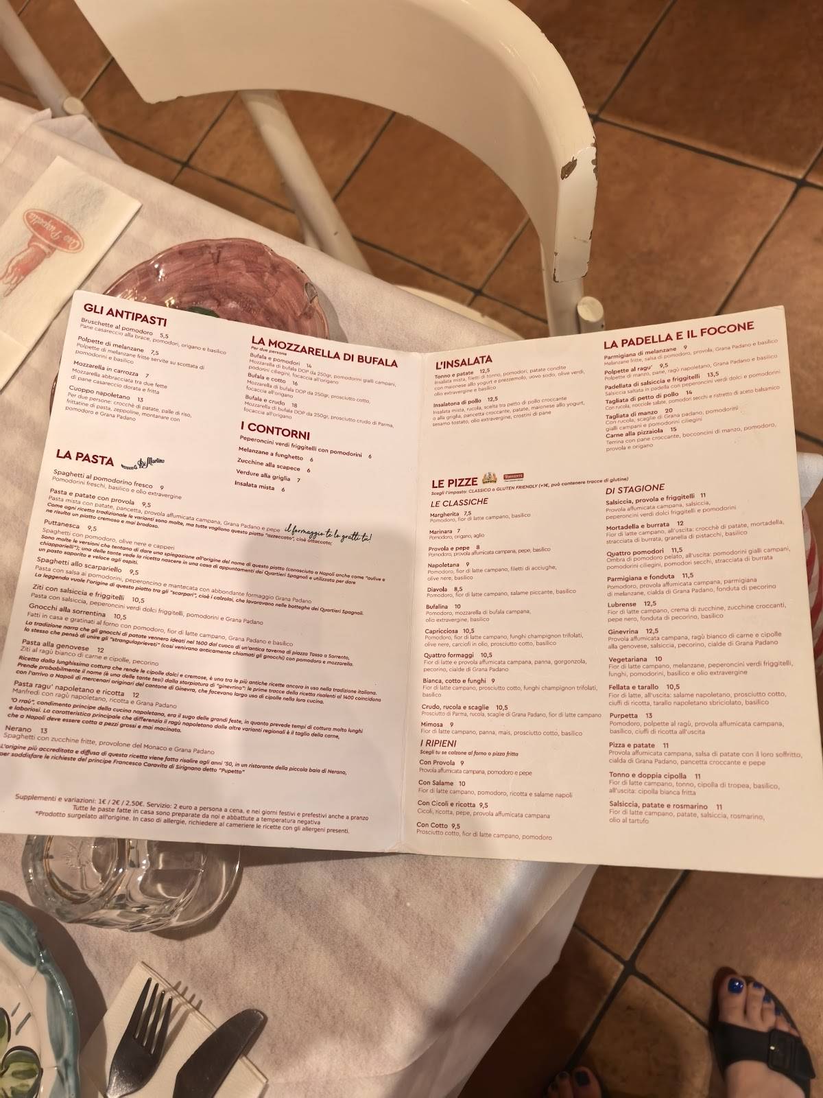 Menu da Ciro Purpetta - Roma Via Goito ristorante, Roma