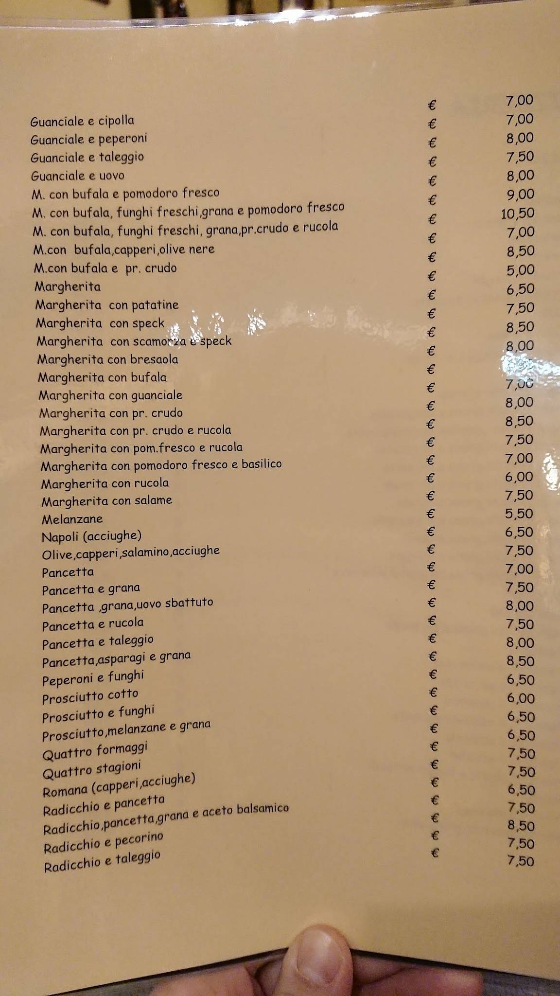 Menu di Clan Pizz Di Golfre' Andreasi Maria Clara 