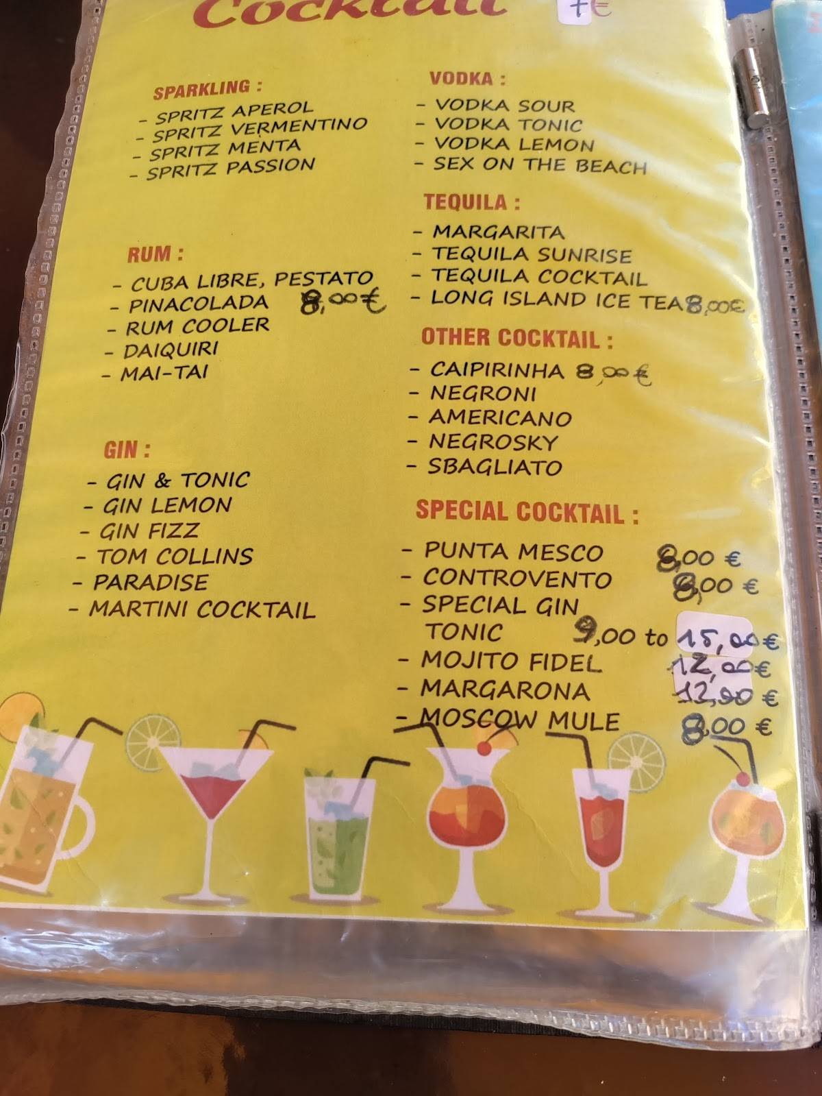 Menu di Contro Vento 
