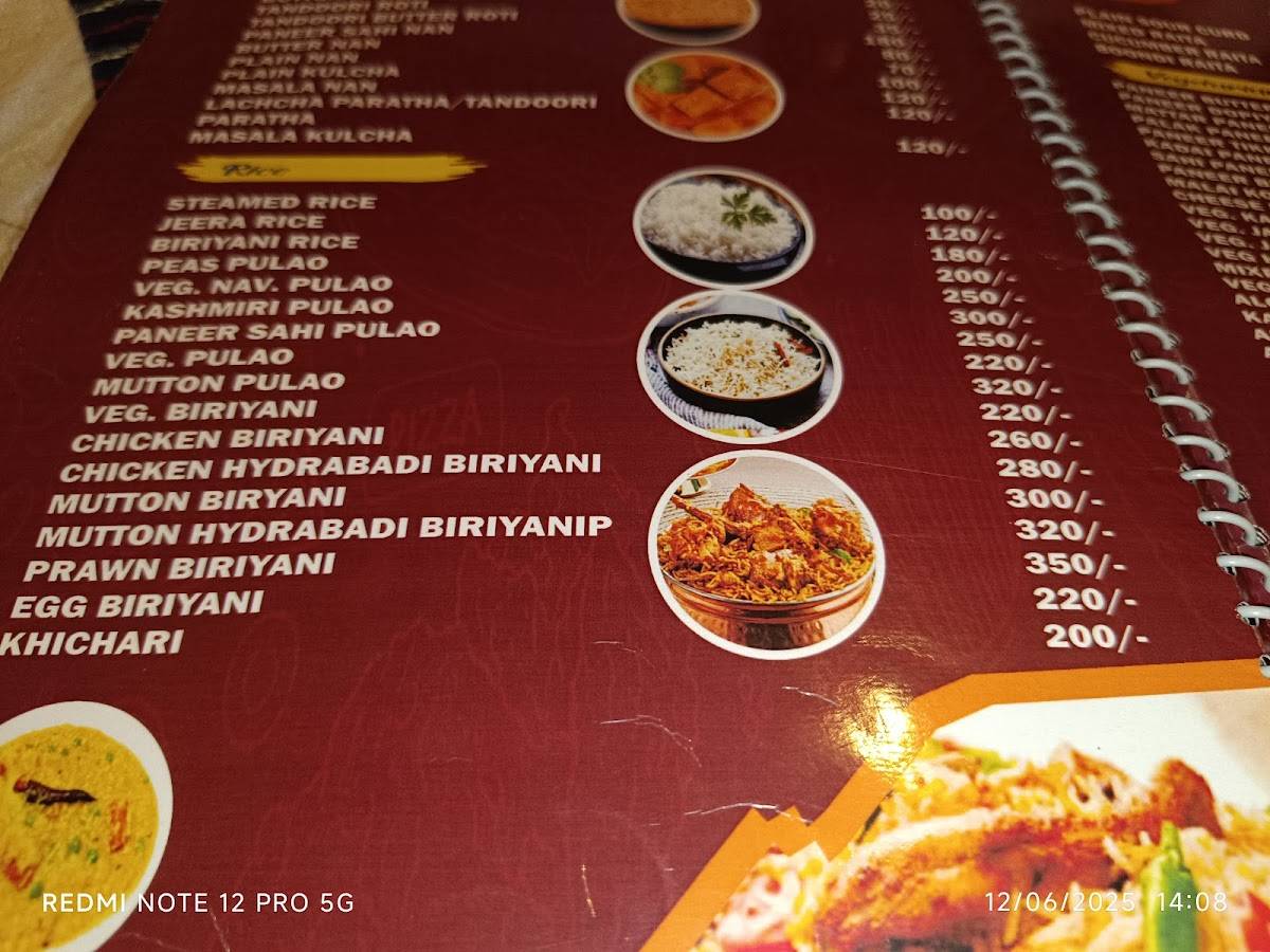 Restaurant Monarch (Yubraj Hotel) menu