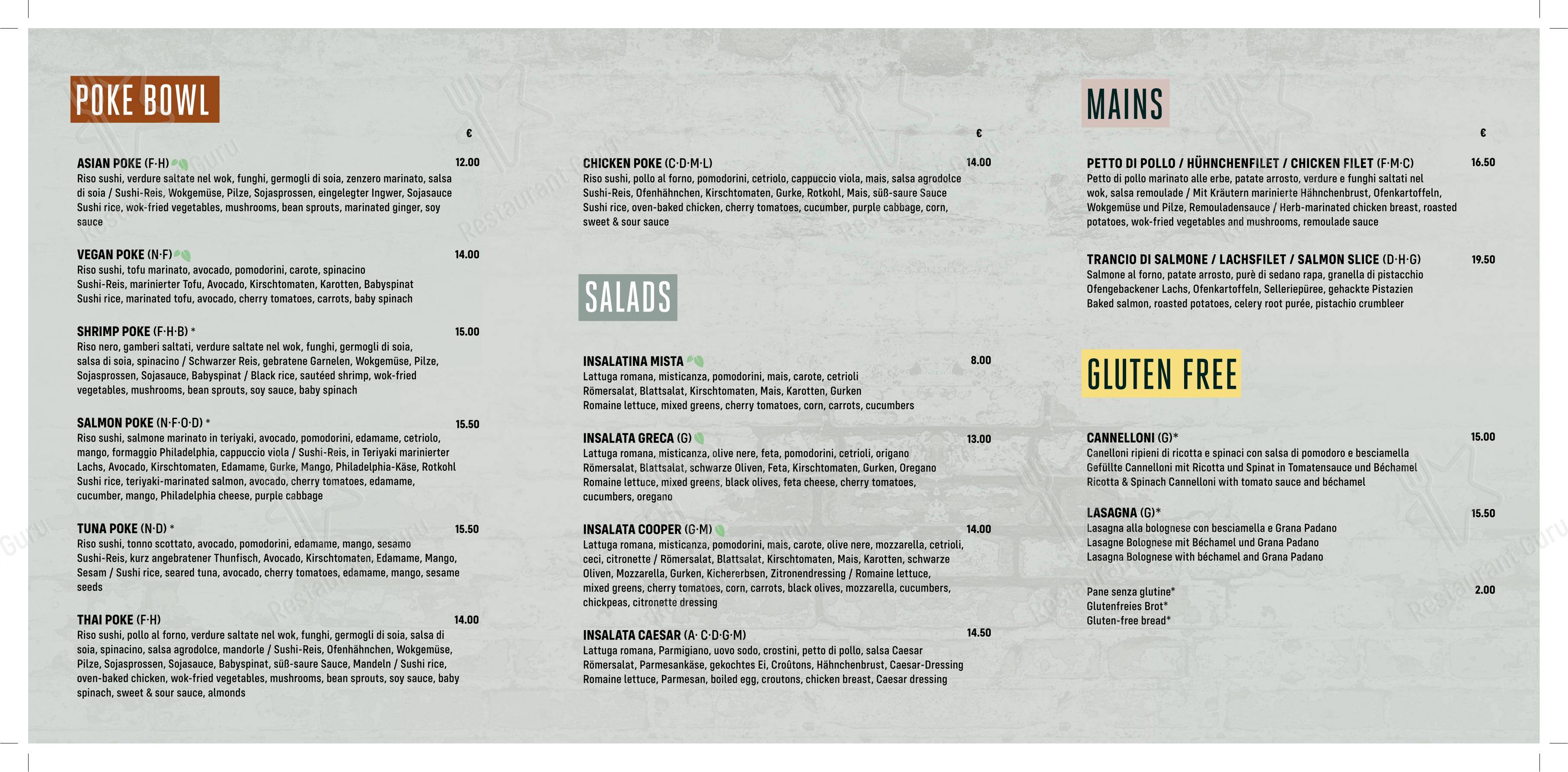 菜单 per Cooper BrEaD & BISTRO in Bolzano