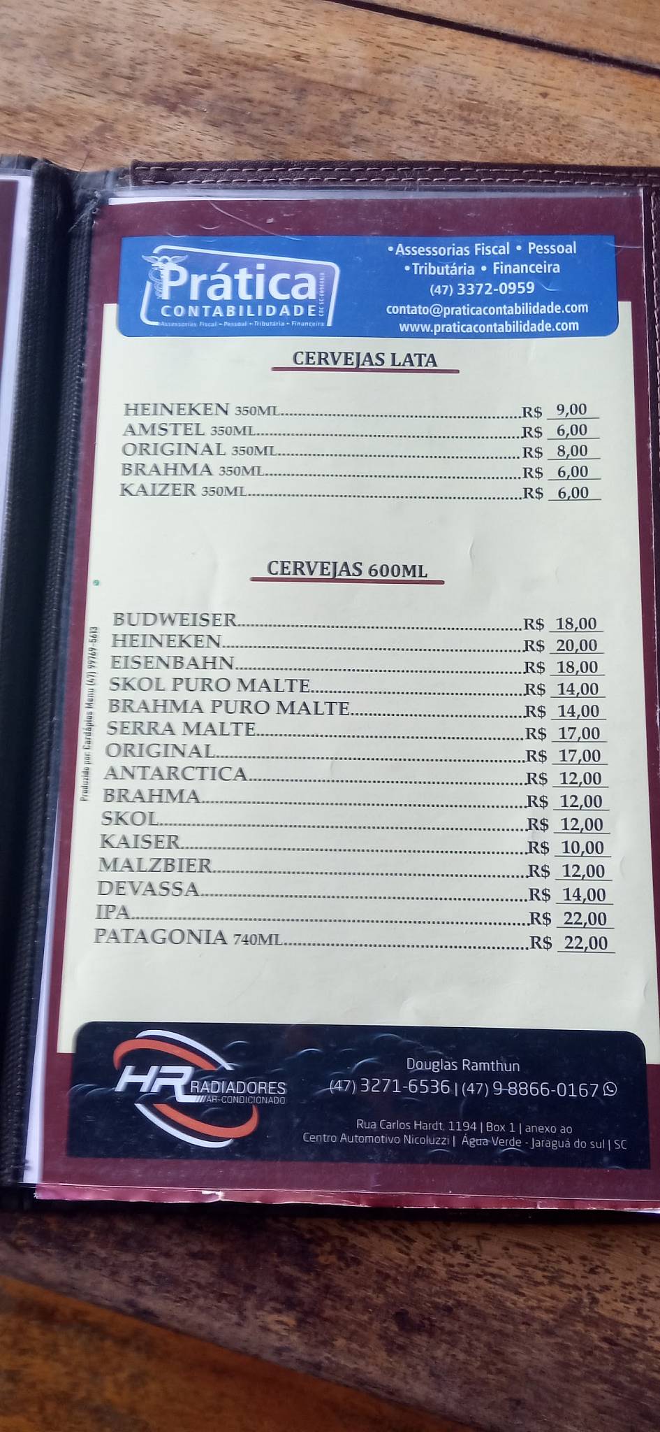 Pesque Pague Recanto Dos Lagos cardápio