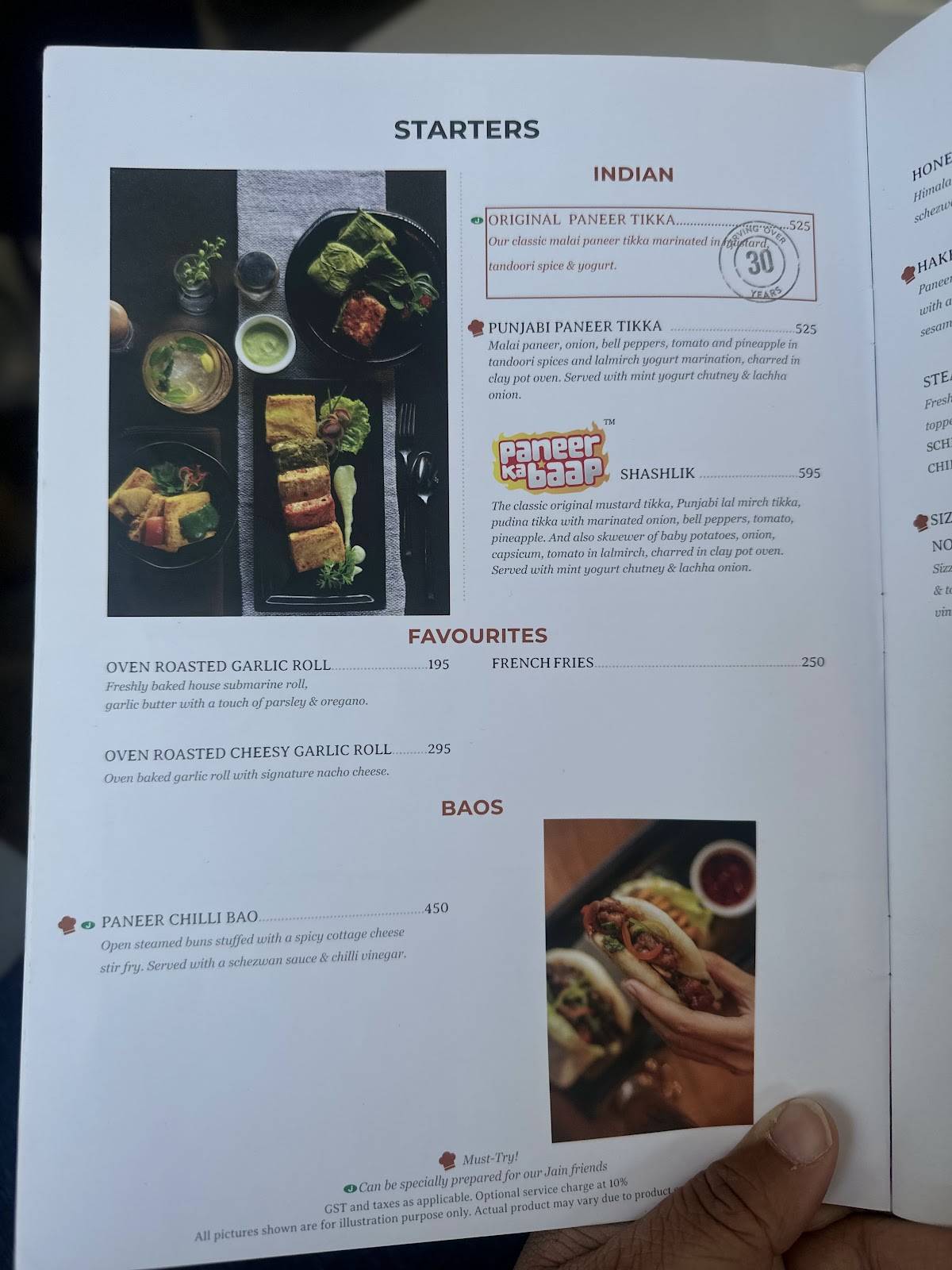 Cream Centre Thane menu