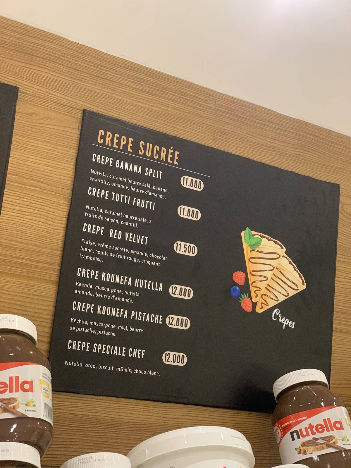 Menu de Crep'N More