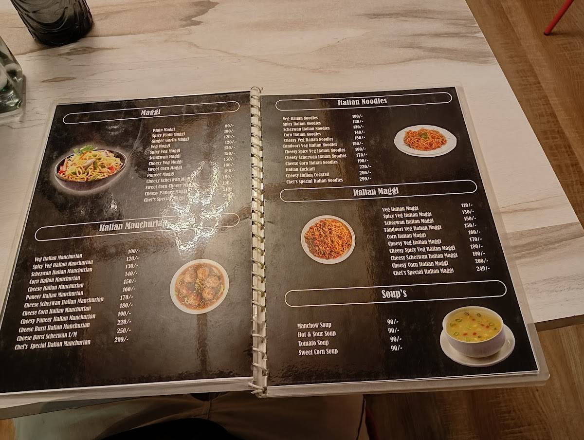 Crispia Inn menu