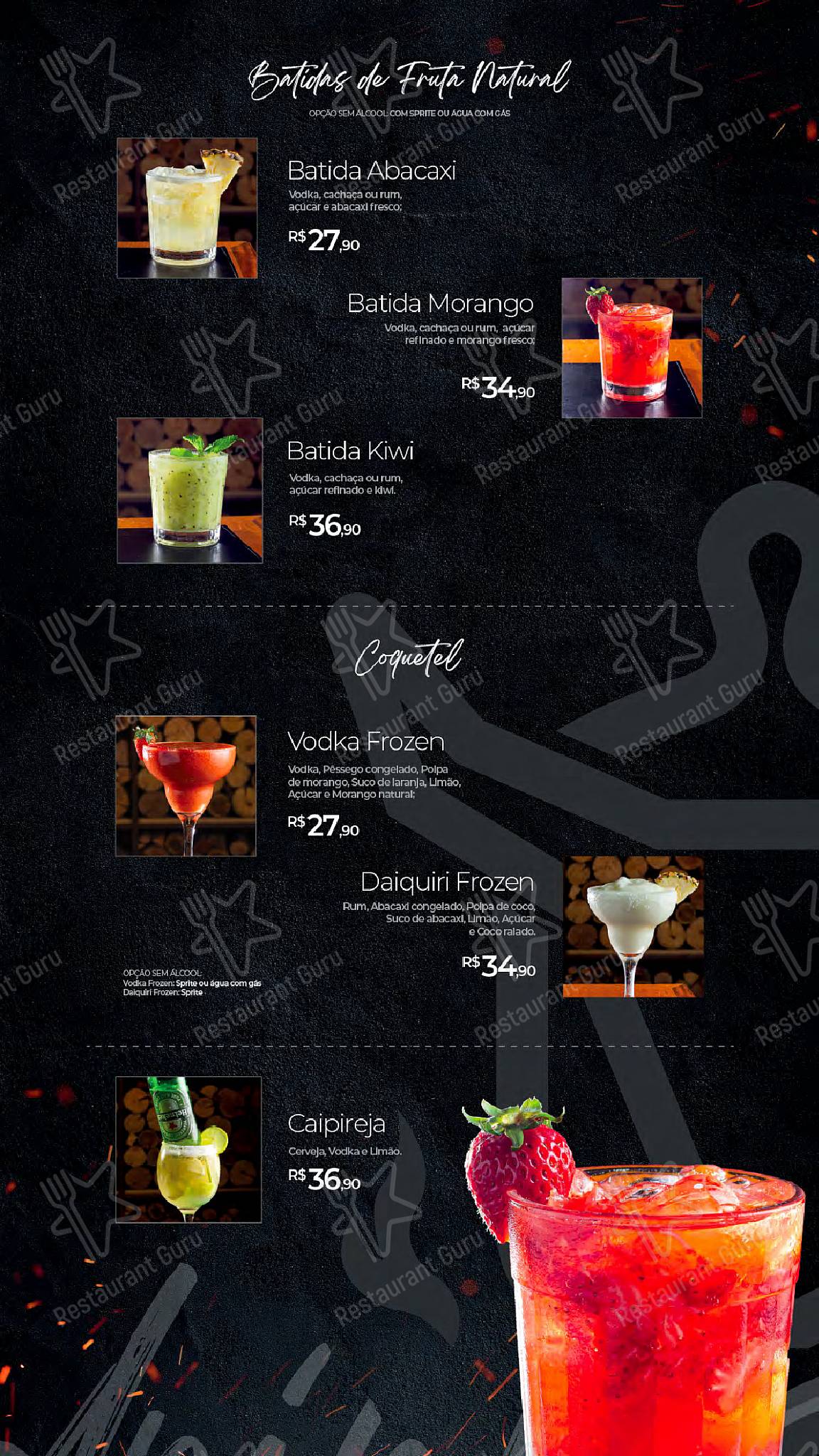 Menu para Barbosa Ribs Cuiabá restaurante