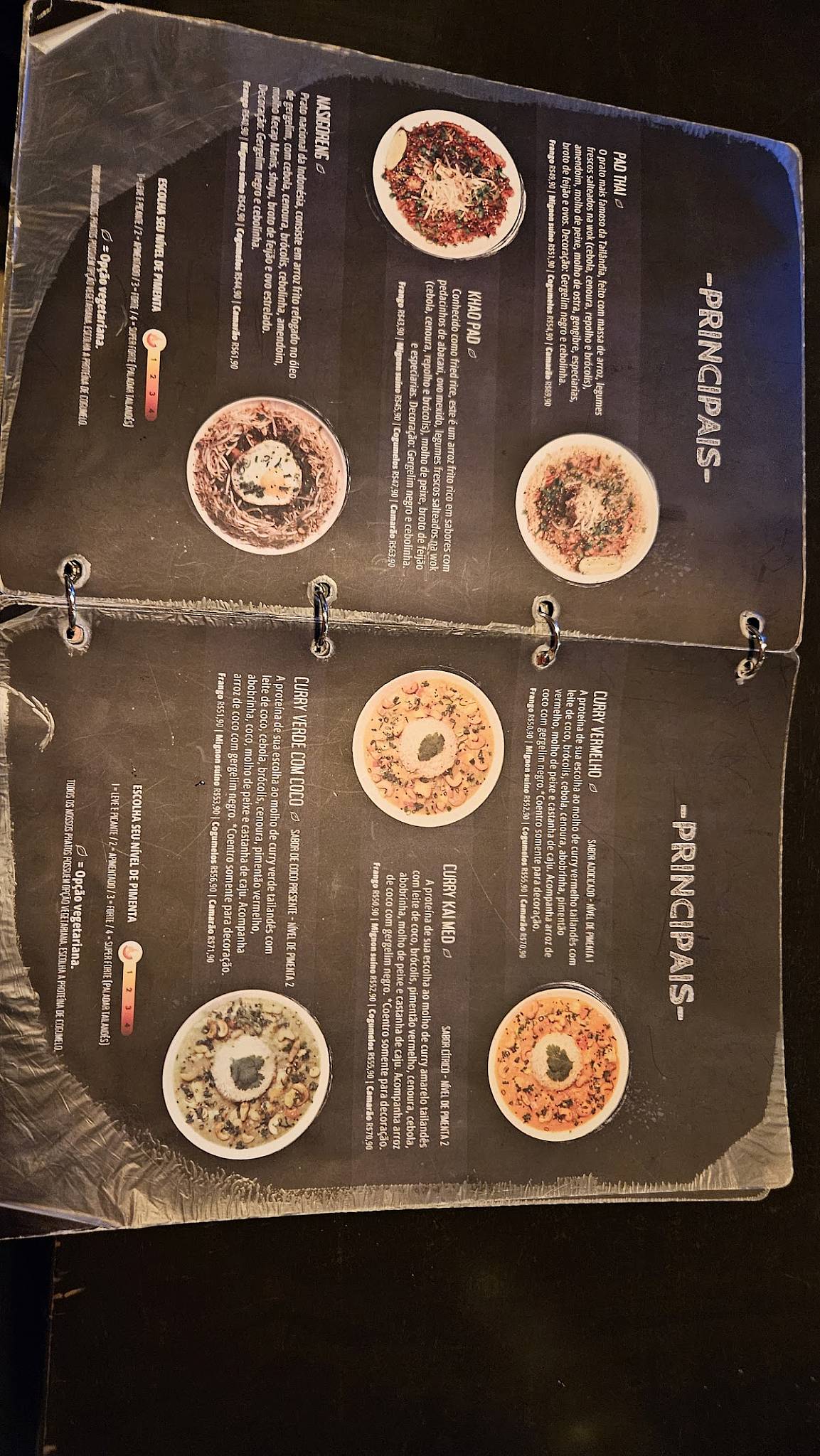 Pede Thai Restobar cardápio
