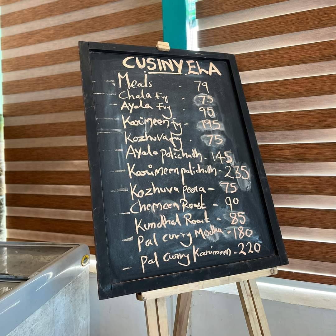 Cusiny Kakkanad menu