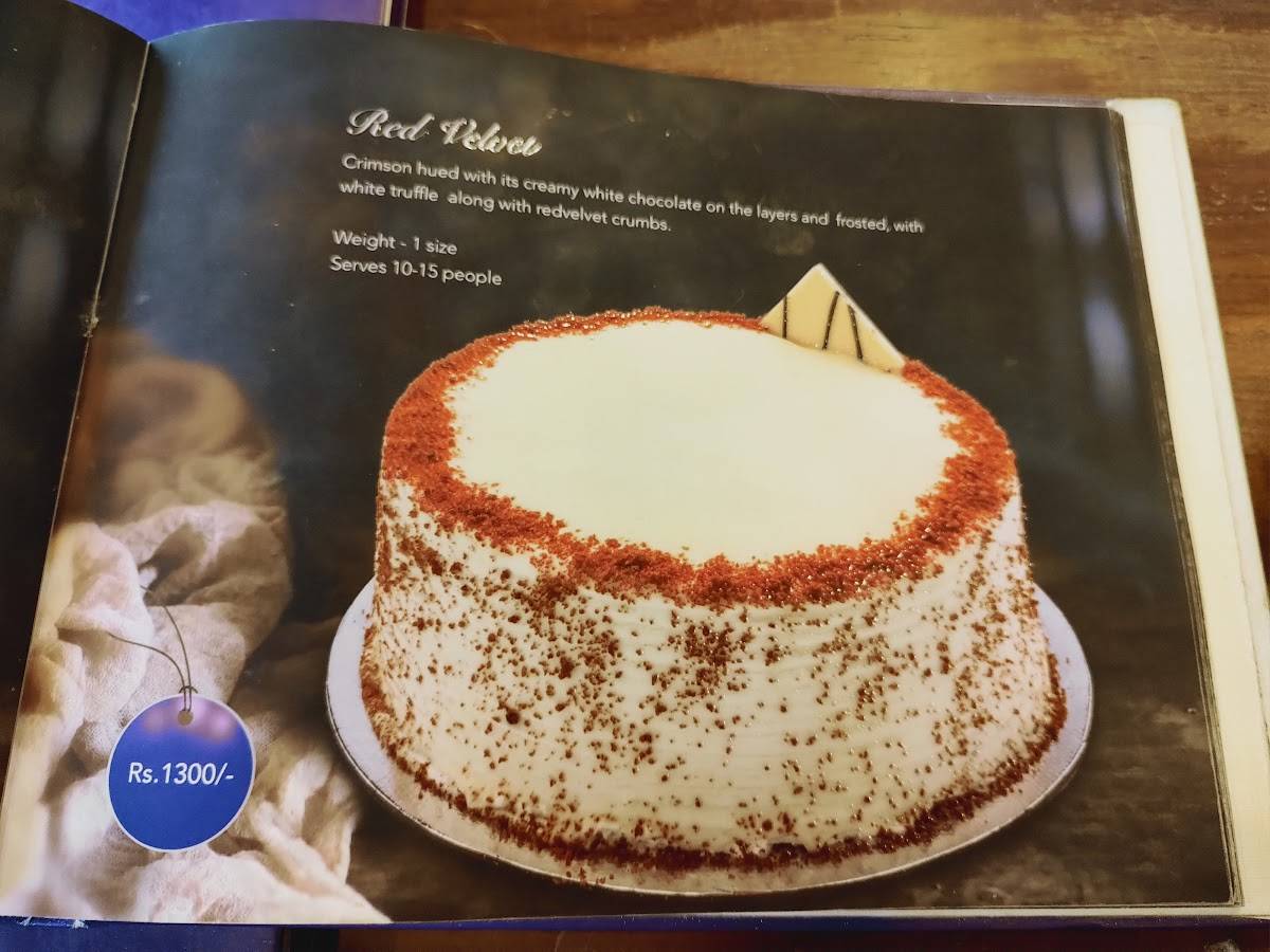 CutiePie Cakes menu
