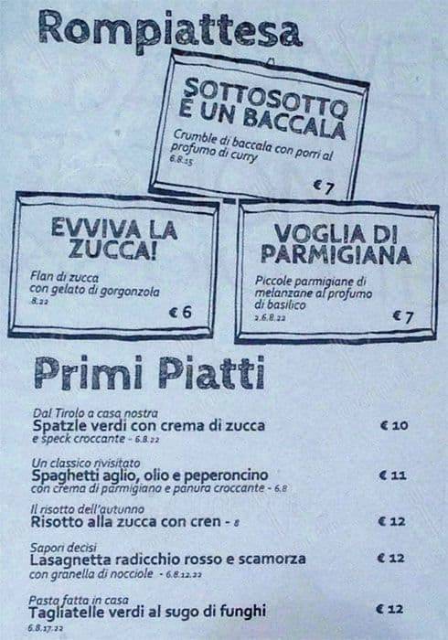 Menu de Dicocibo