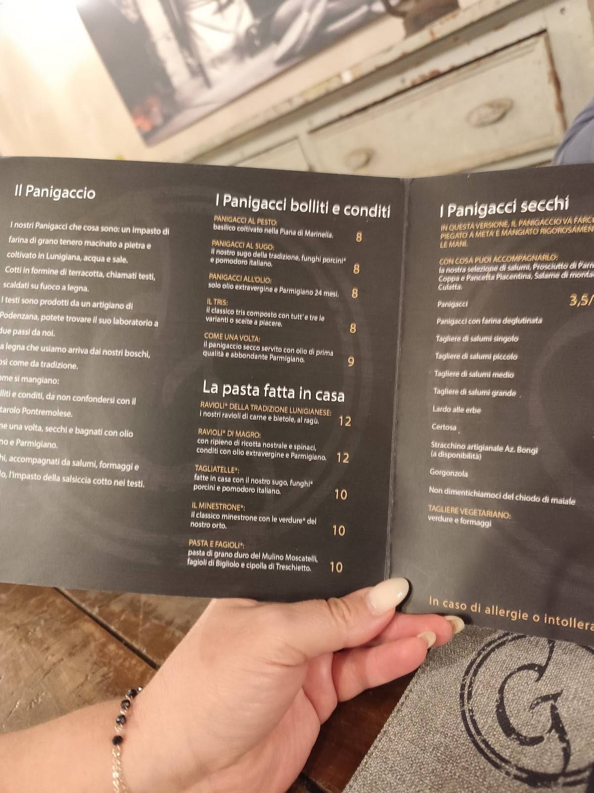 Menu di Da Gambin 