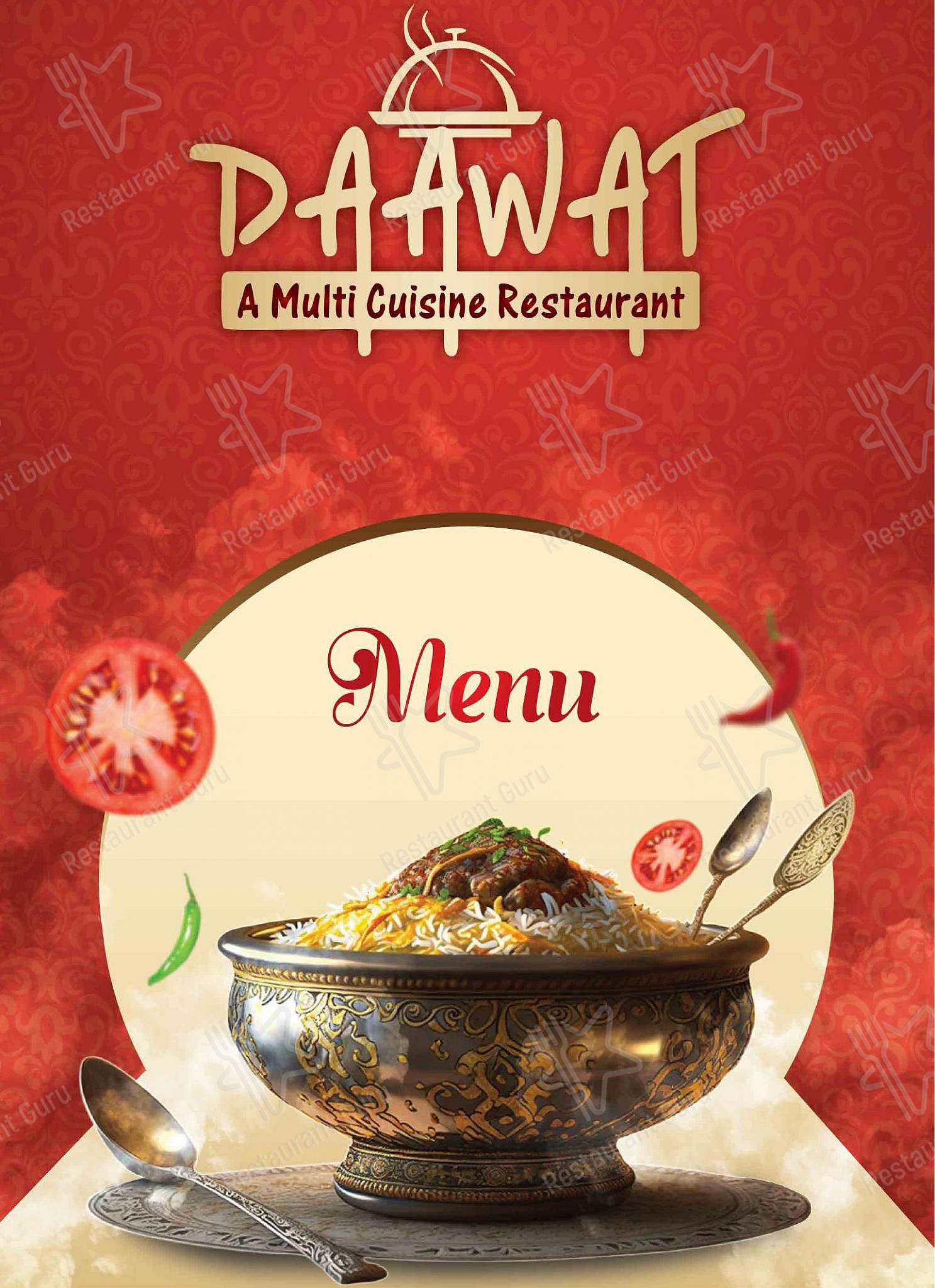 Daawat Restaurant menu