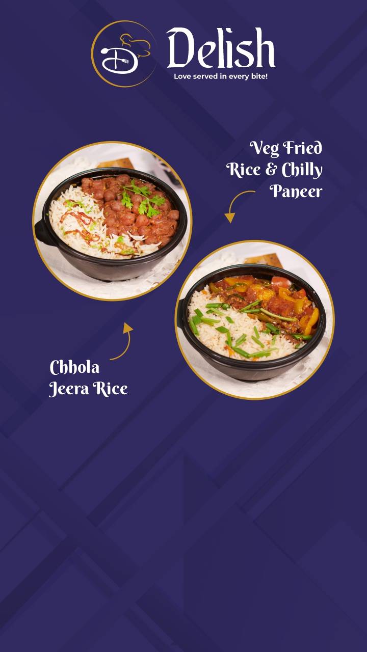 Delish by Home’s Kitchen - Chat & Veg Combos menu