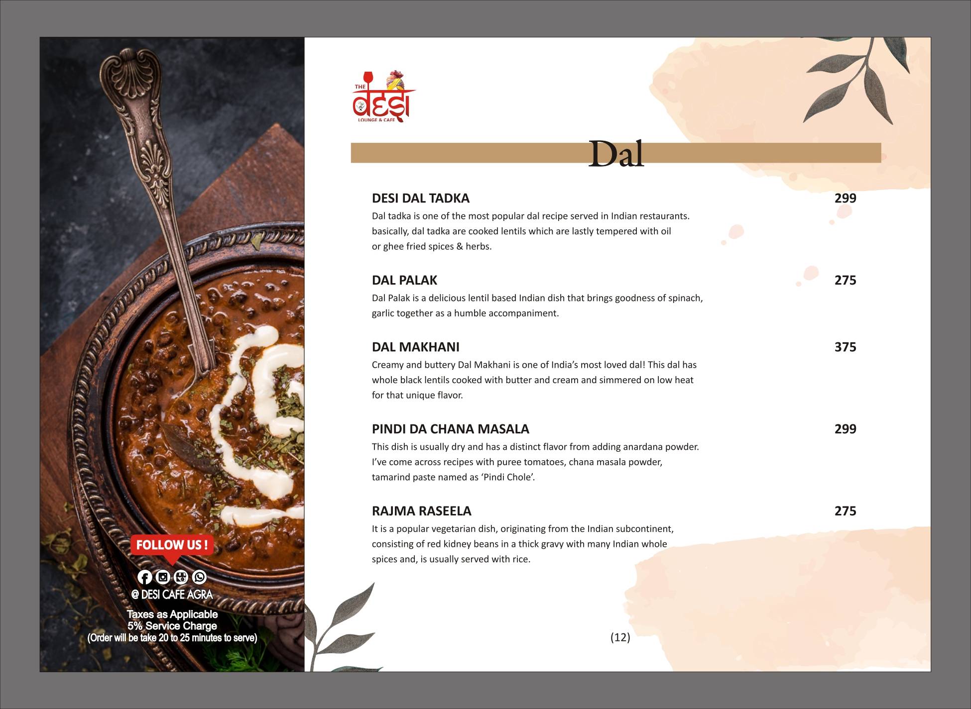 NUCLER - Ex Desi Cafe menu