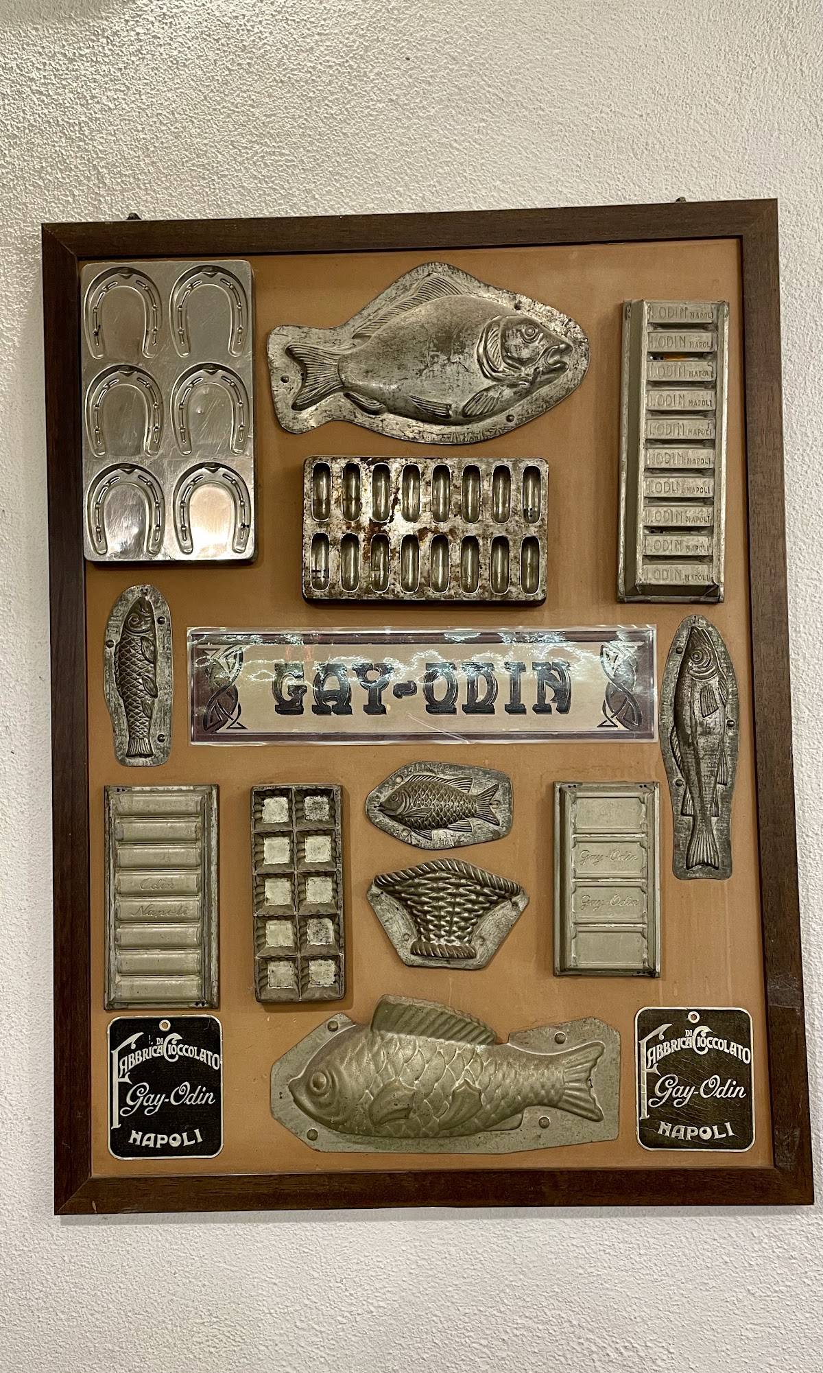 Menu di Gay-Odin via Benedetto Croce fabbrica di cioccolato 1894 