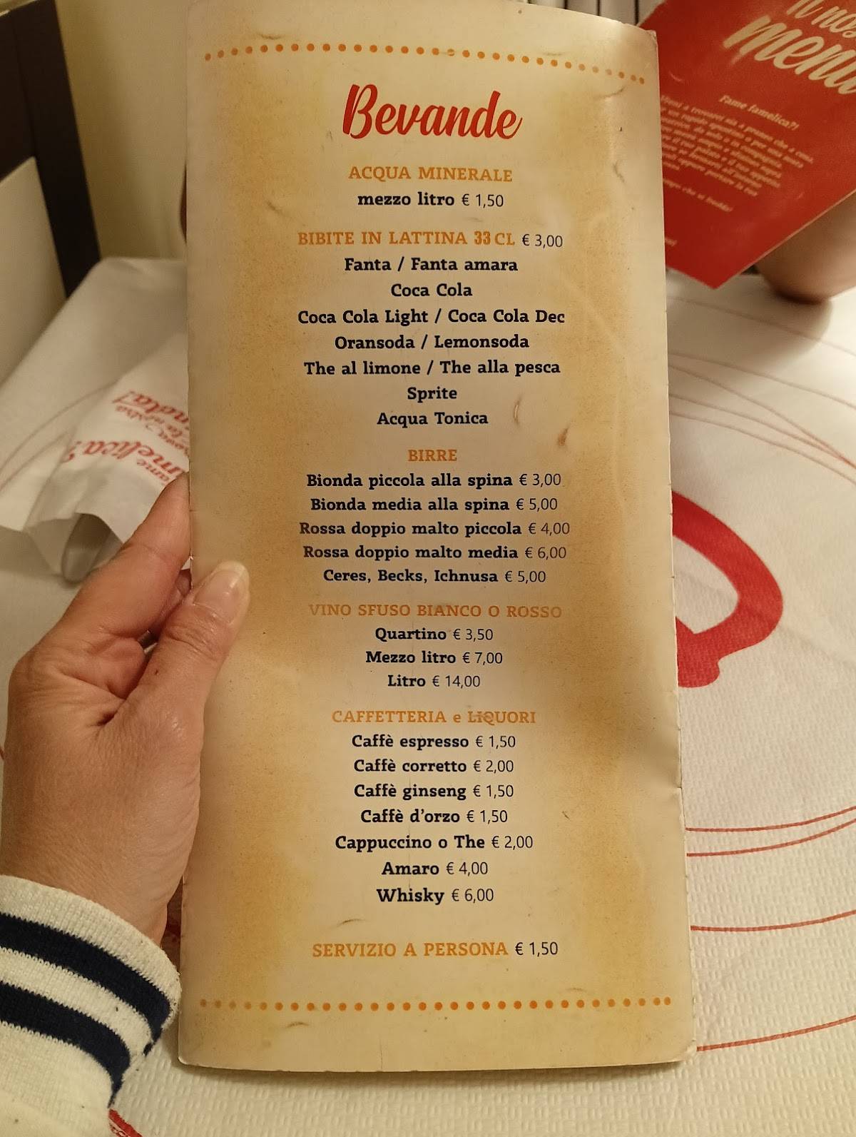 Menu di Dessì 