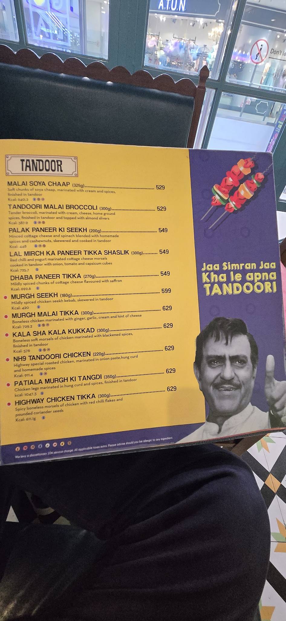 Dhaba Estd 1986 Delhi menu