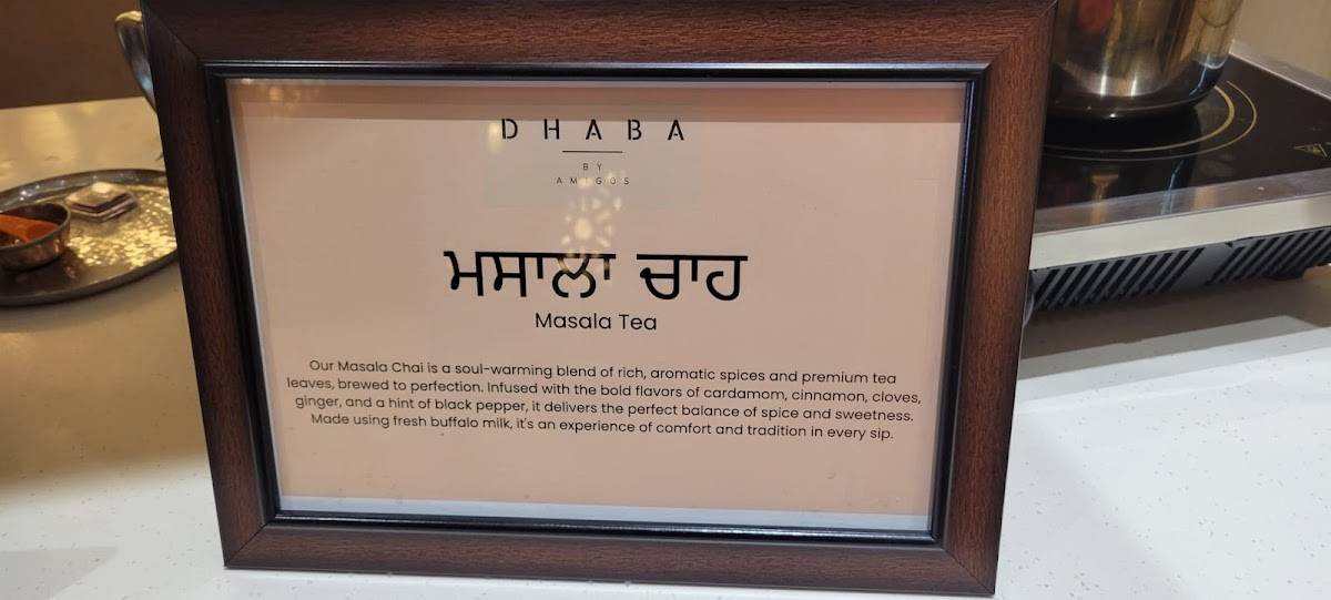 Dhaba by Amigos menu