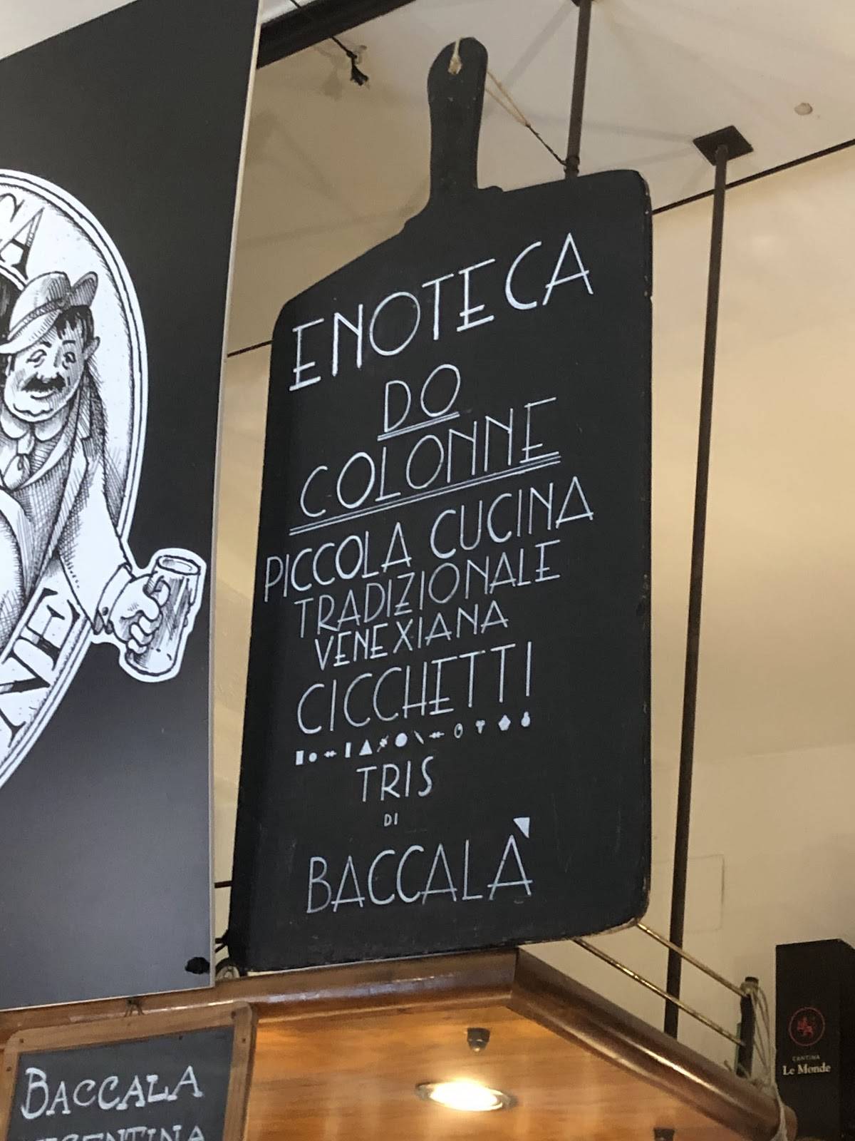 Menu di Ostaria Enoteca Do Colonne 
