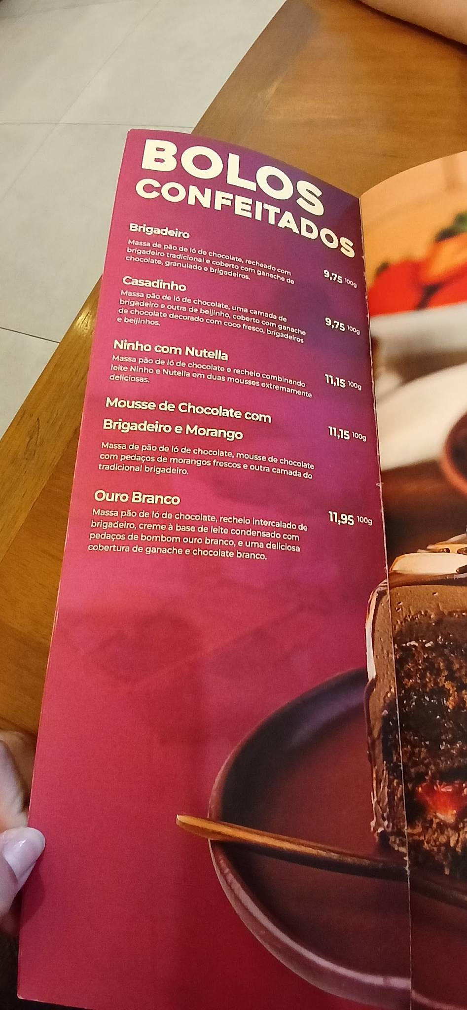 Doce Magia - Suzano cardápio