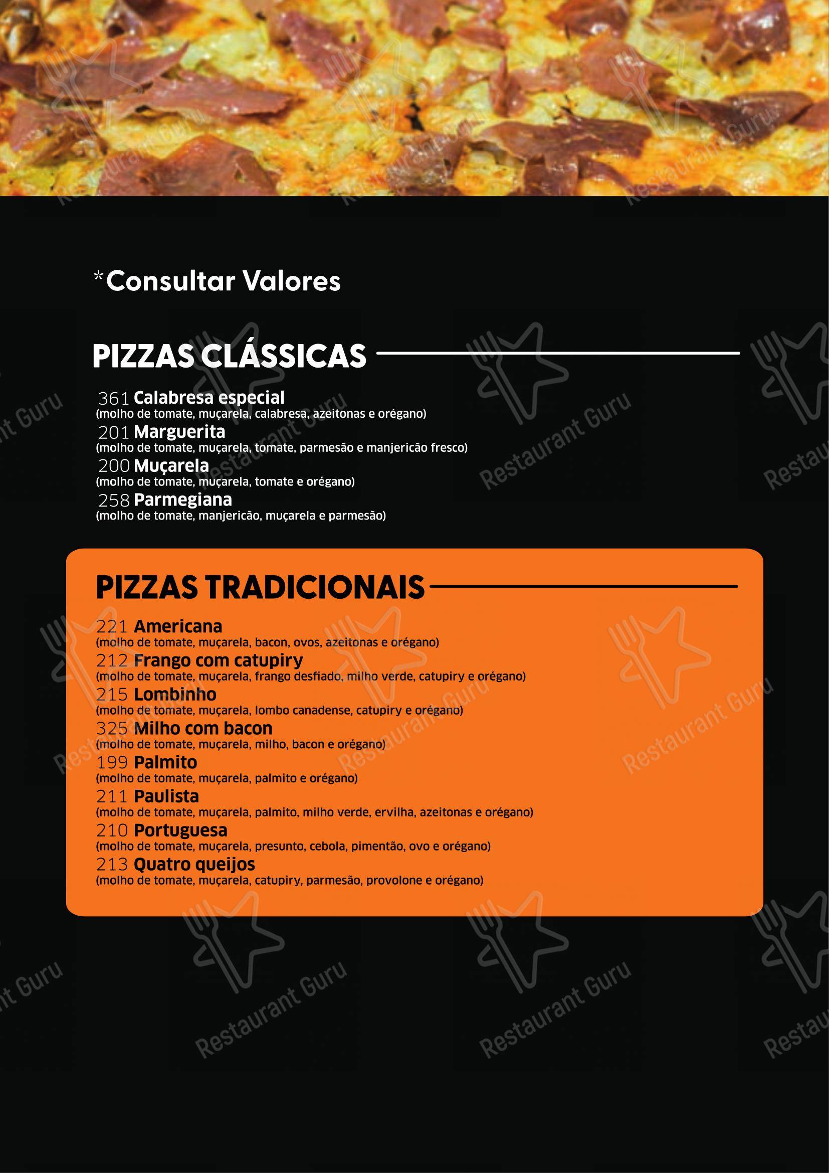 Domenico Ristorante Pizzaria em Curitiba - Menu